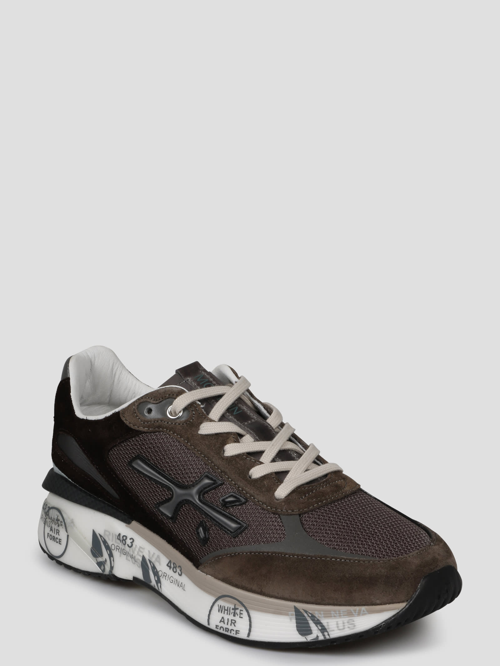 Shop Premiata Moerun Sneakers In Brown