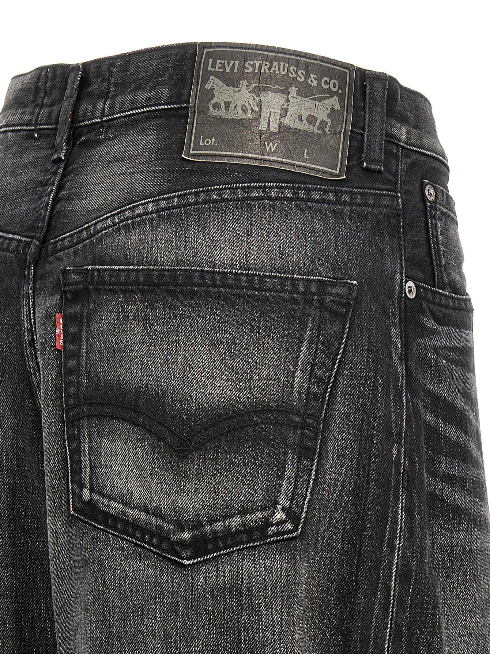 Shop Junya Watanabe Jeans  X Levis In Black