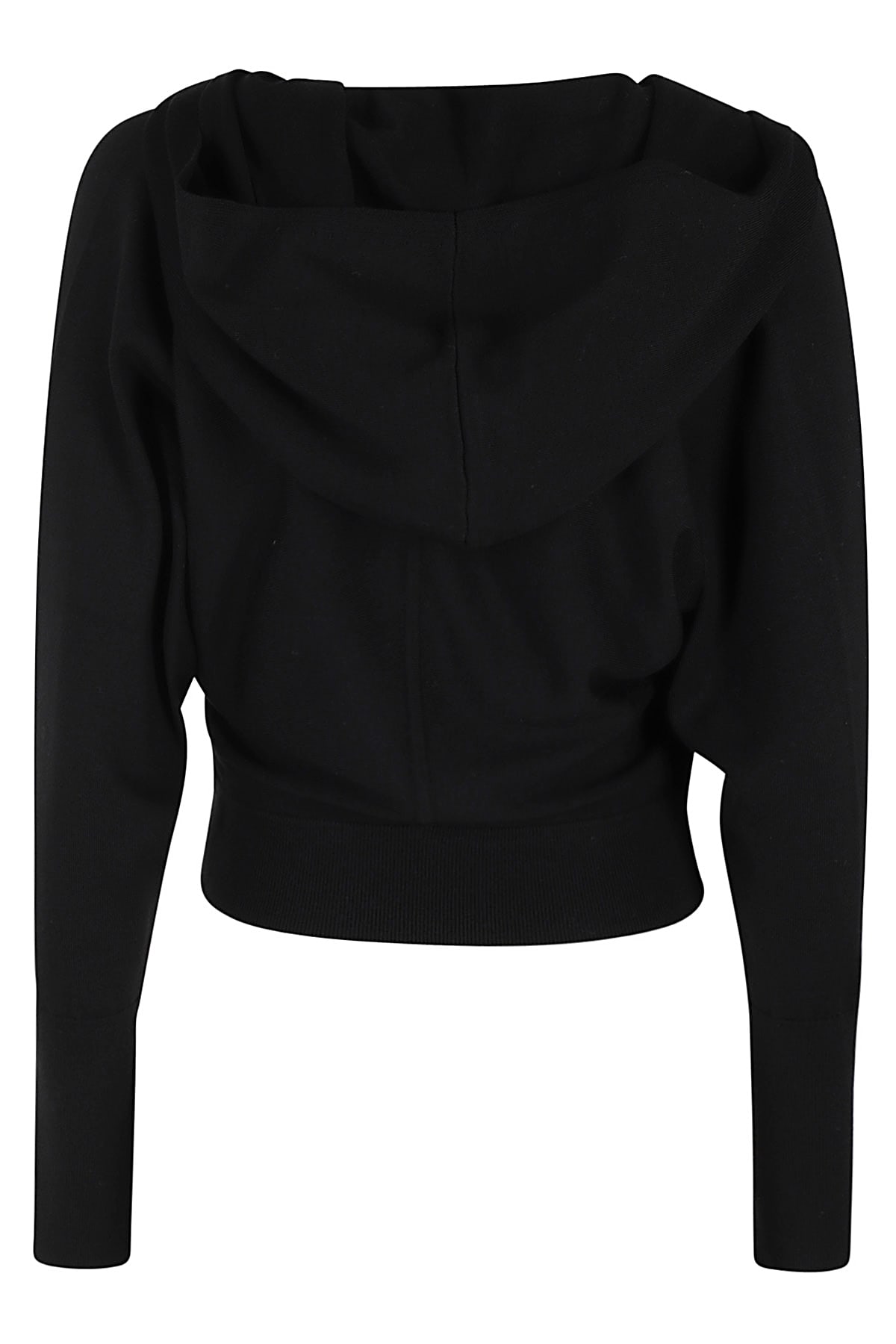 Shop Simkhai Riley Wrap Hoodie In Black