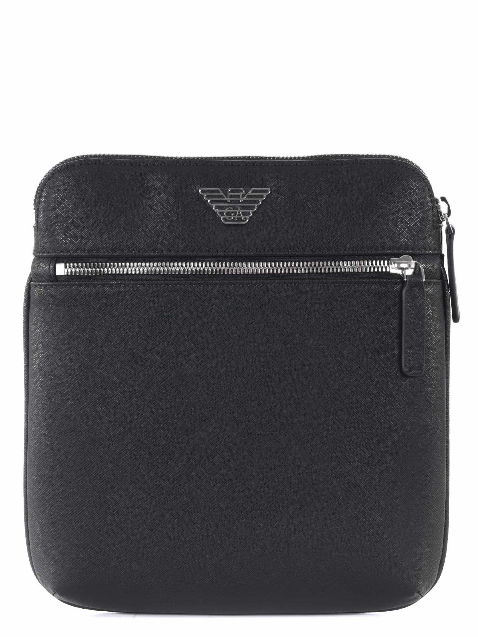 Emporio Armani Shoulder Bag In Faux Leather
