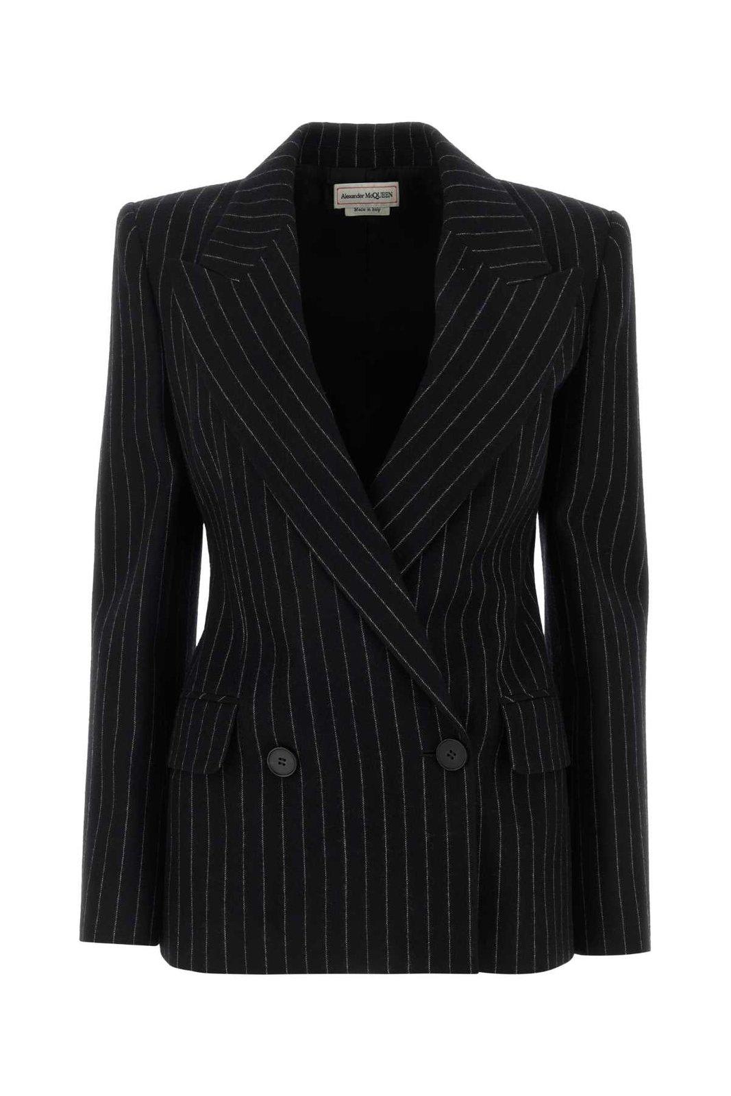 Alexander McQueen Double-breasted Tailored Blazer