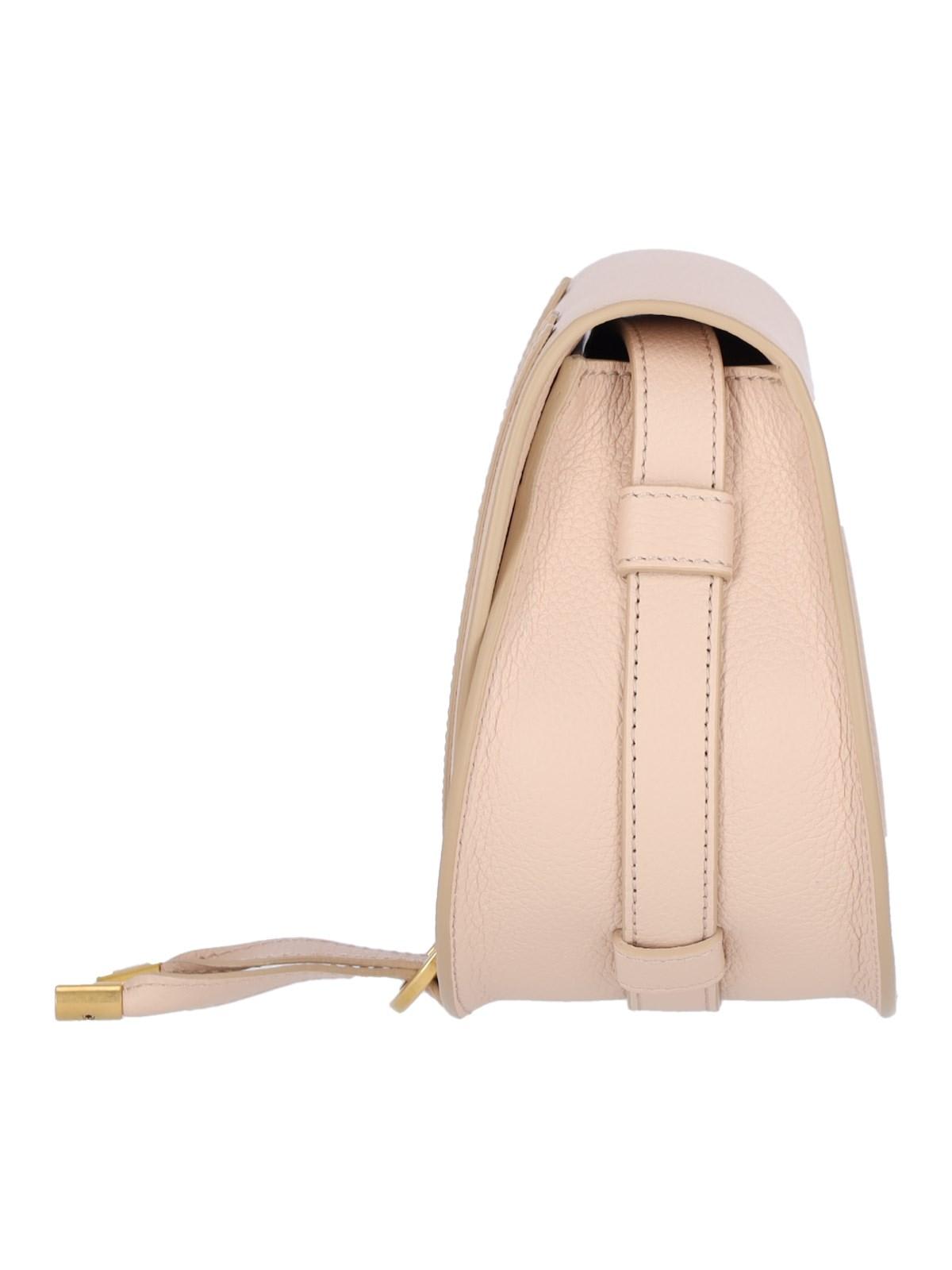 Shop Chloé Marcie Small Shoulder Bag In Pink