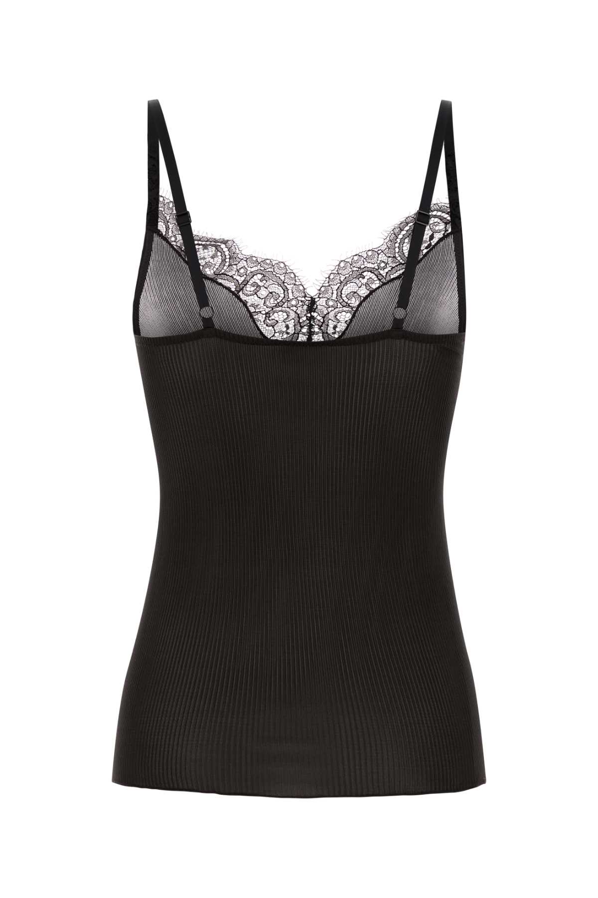 Saint Laurent Slate Silk Tank Top In Brown