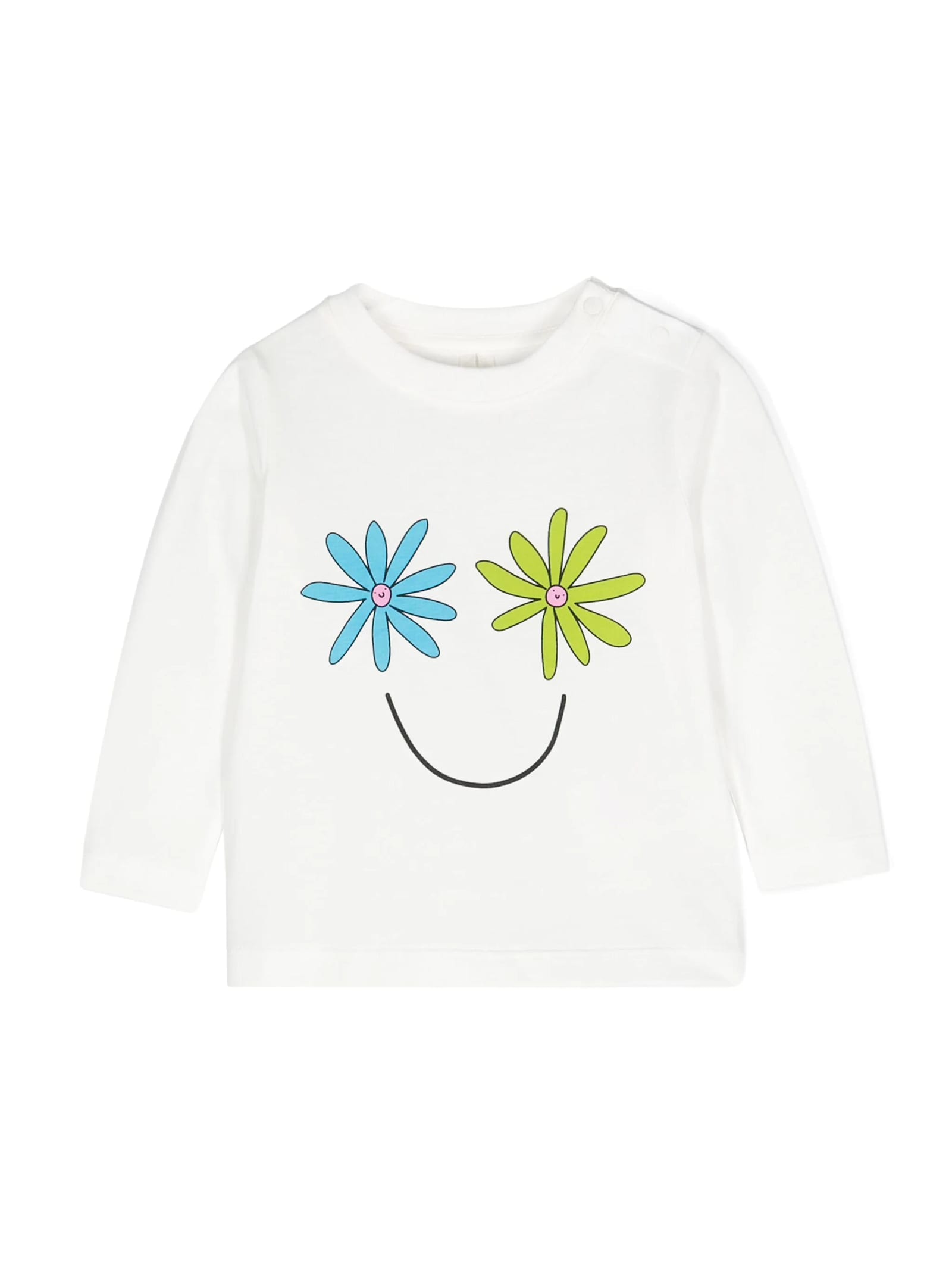 Shop Stella Mccartney White T-shirt With Graphic Print