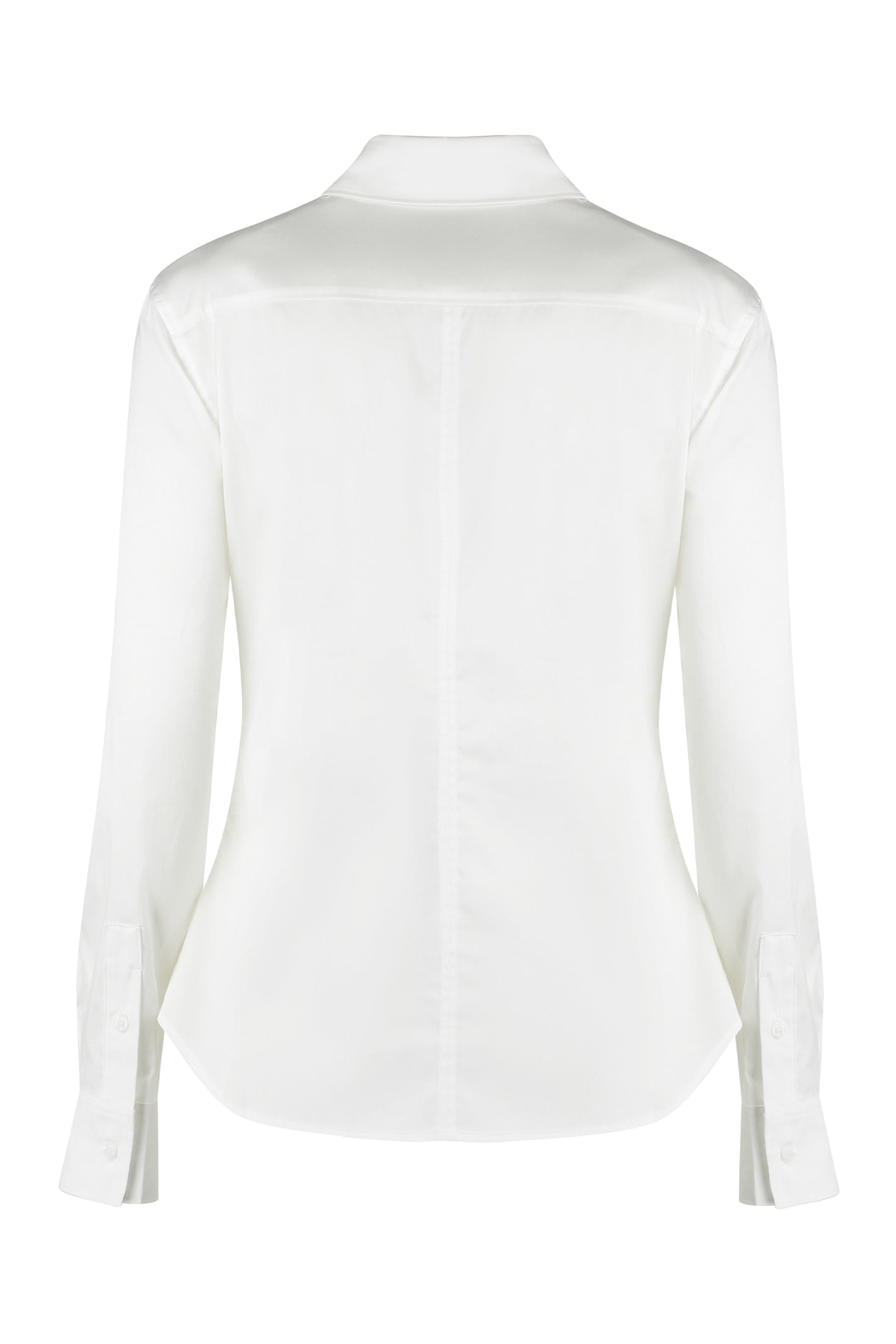Shop Calvin Klein Oxford Shirt In Cotton In White