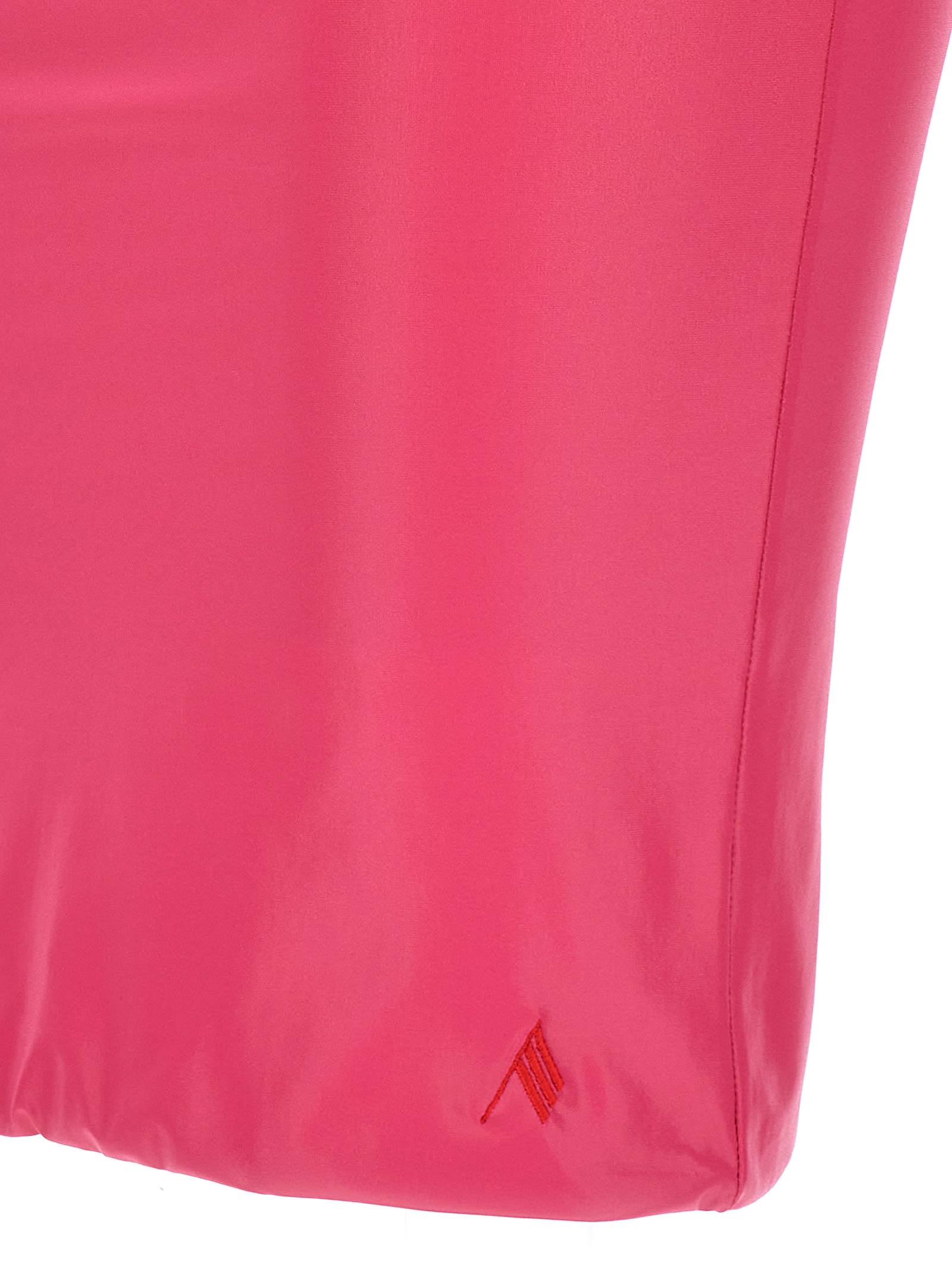 Shop Attico Lycra Miniskirt In Fuchsia