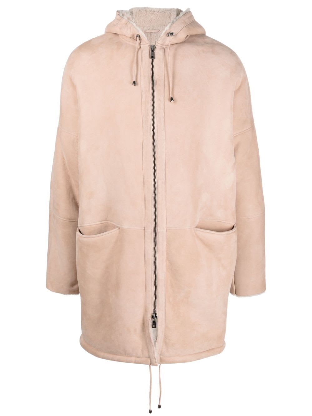 Sheepskin Parka With Hood