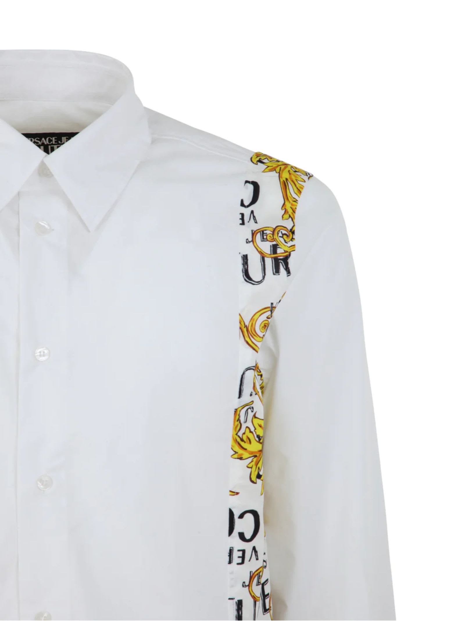 Shop Versace Jeans Couture Shirt In White