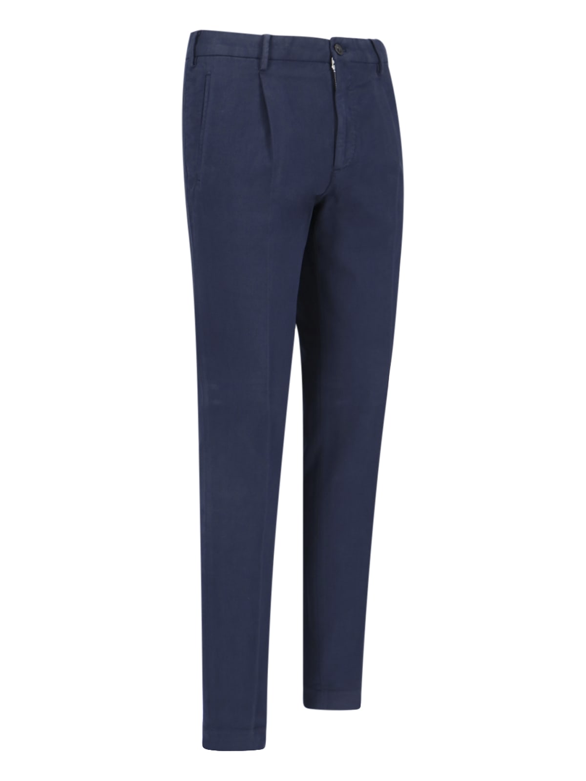 Shop Incotex Straight Leg Pants In Blue