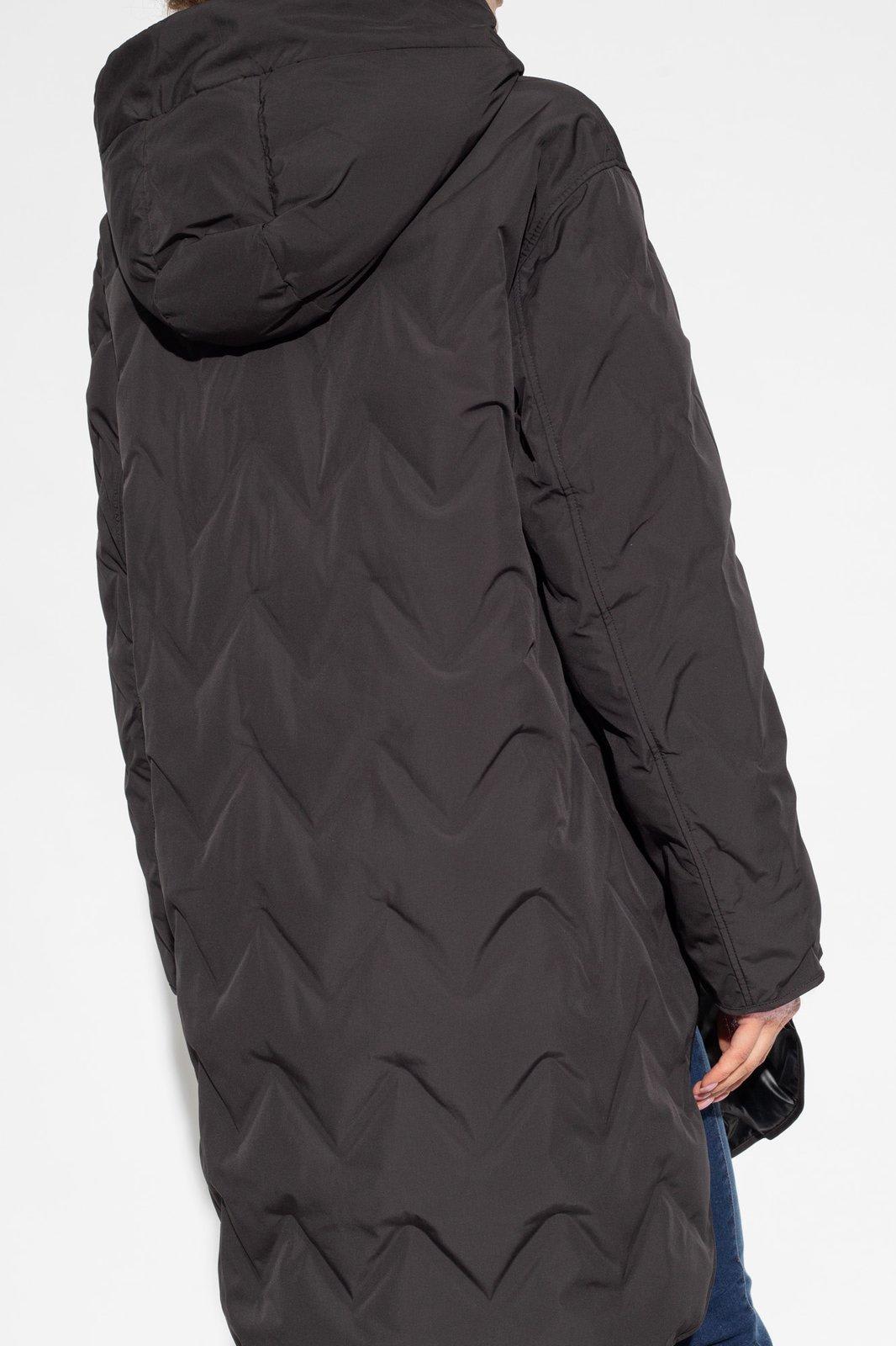 Shop Giorgio Armani Reversible Coat  In Black