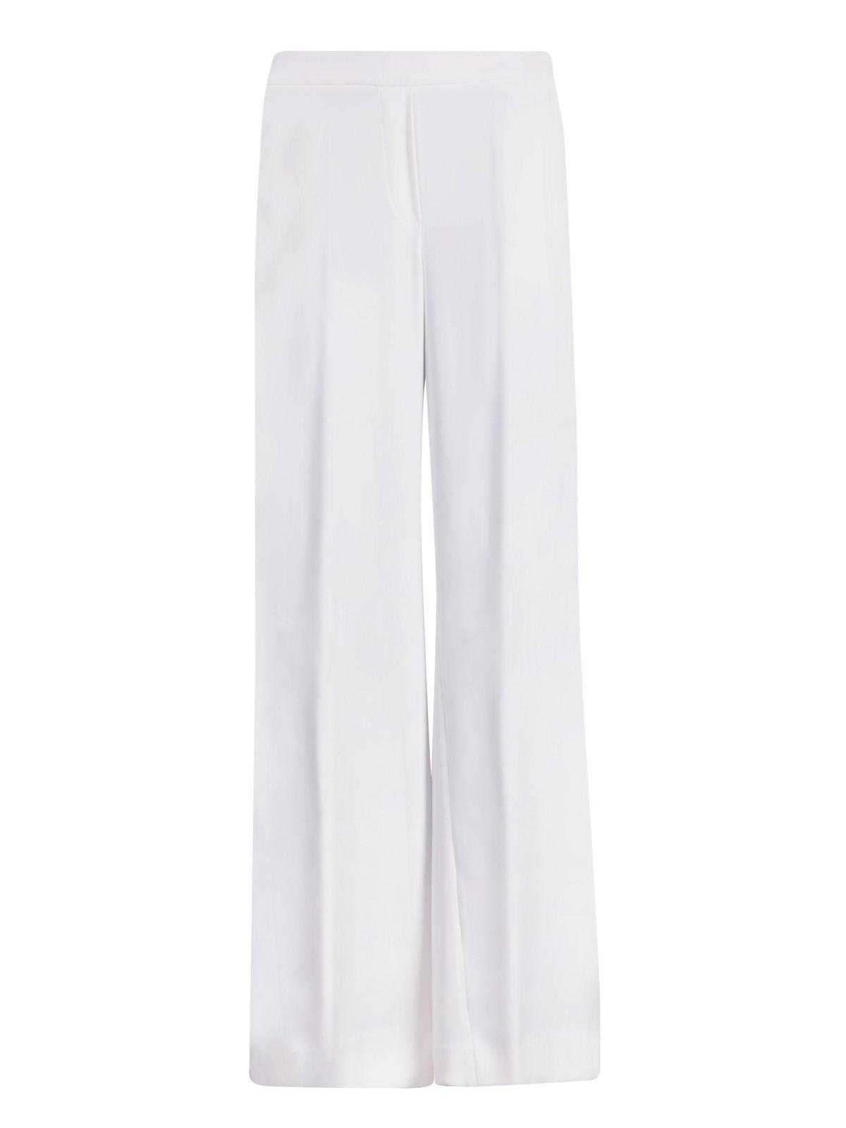 P.A.R.O.S.H ELASTIC WAIST STRAIGHT LEG TROUSERS