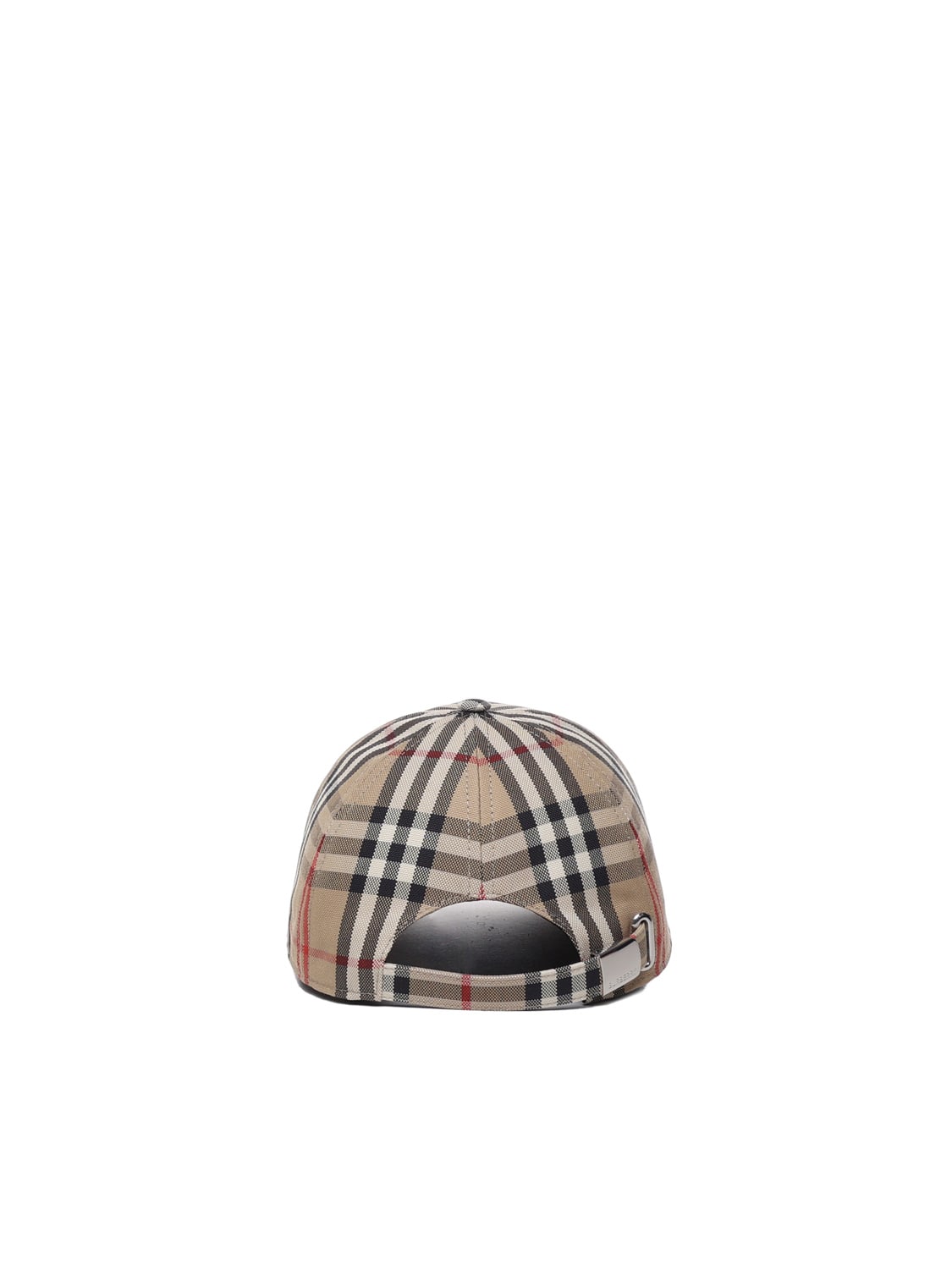 Shop Burberry Vintage Check Hat In Cotton In Beige