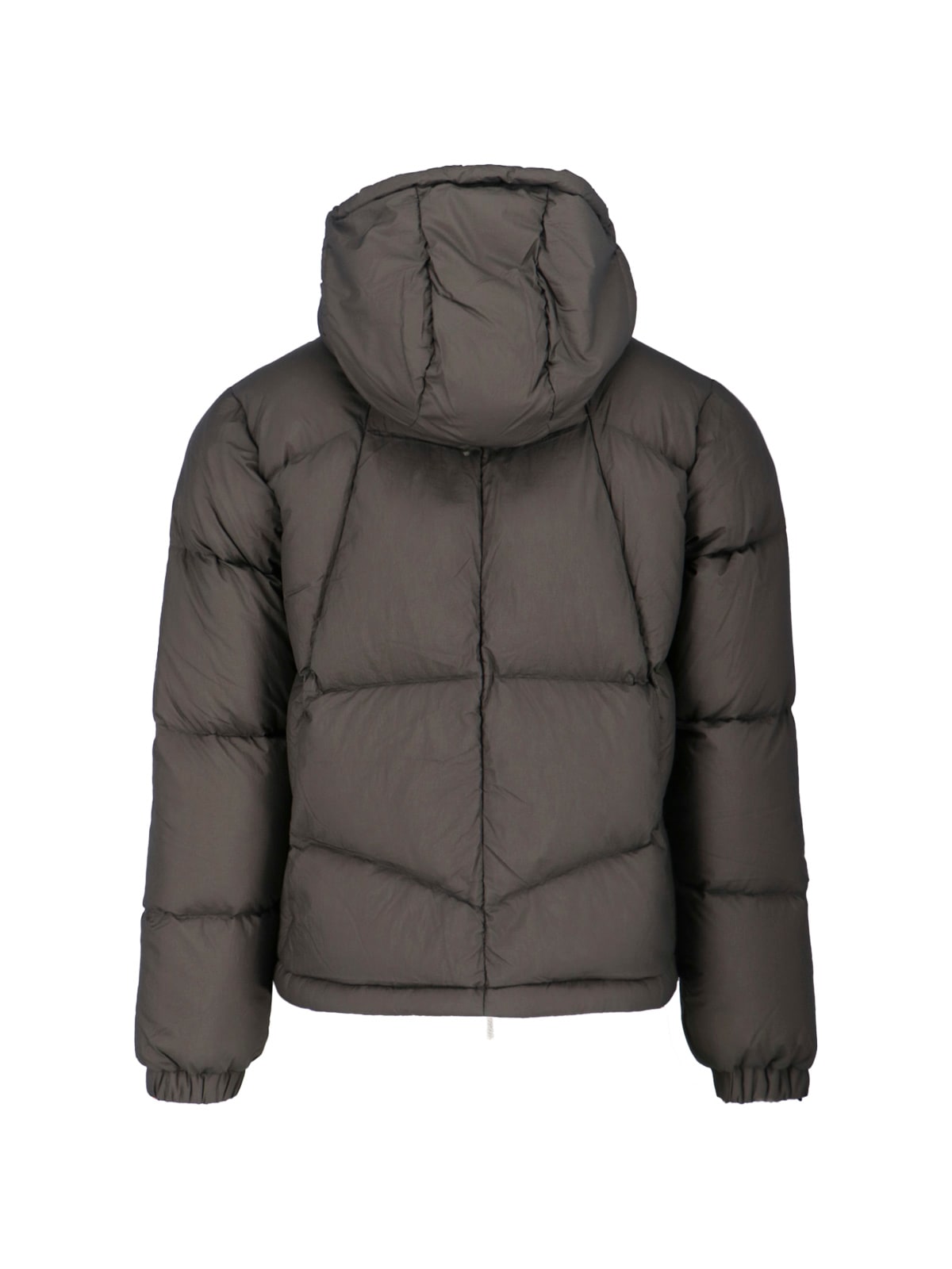K-way Ripstop Down Jacket In Gray