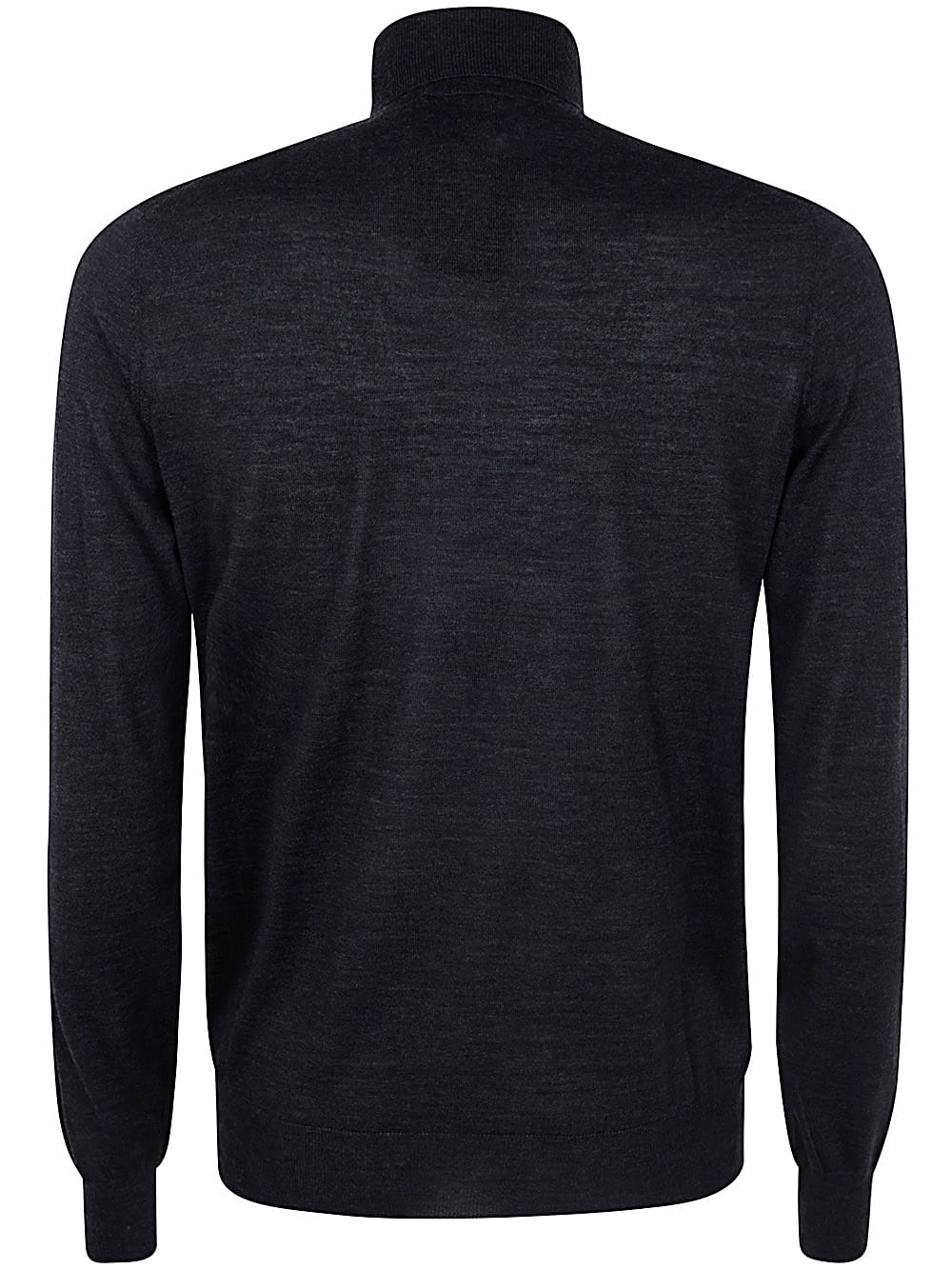 Shop Filippo De Laurentiis Long Sleeves Merinos Turtleneck In Grey