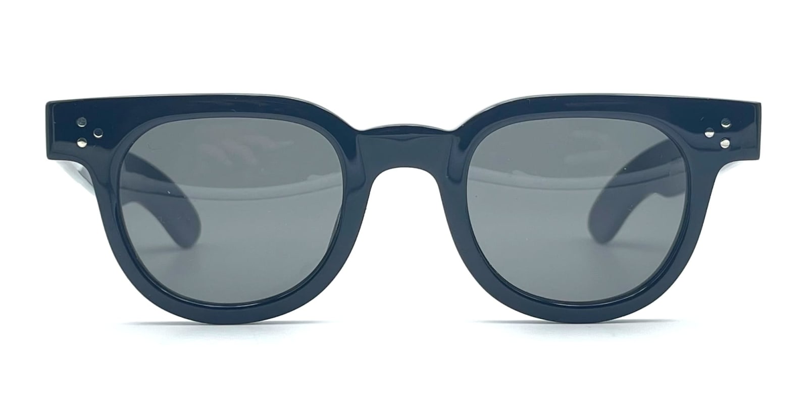 Julius Tart Optical Fdr 48x24 - Black / Black Lens Sunglasses In Blue