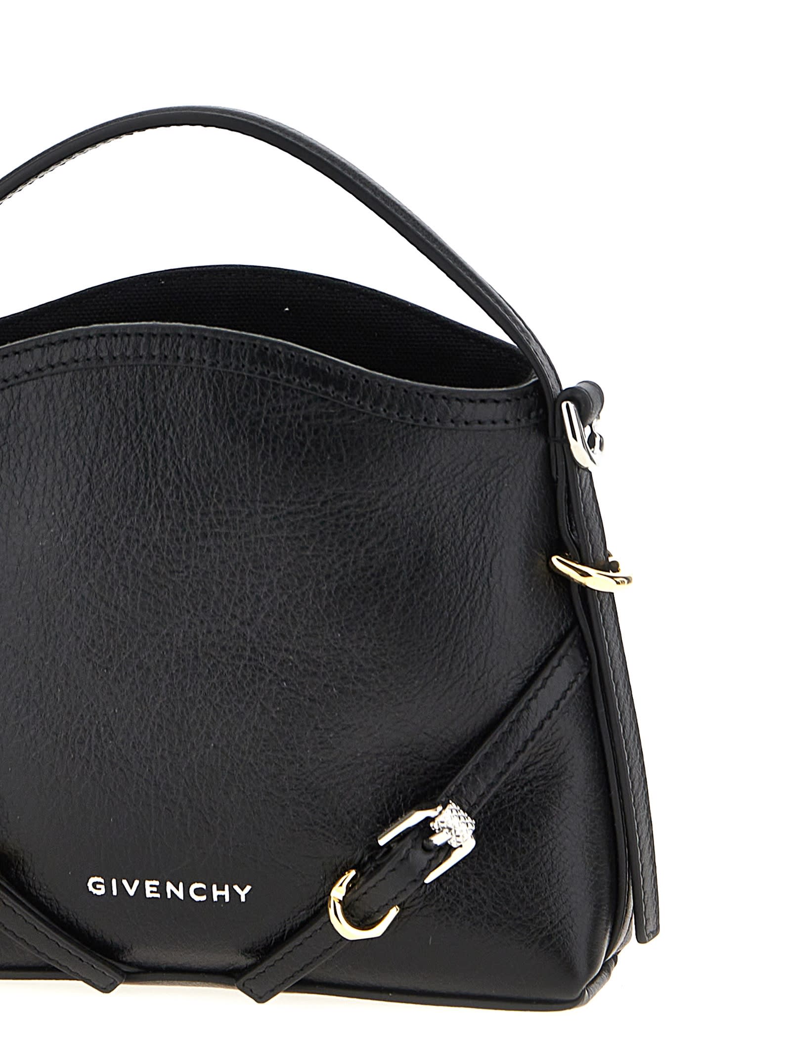 Shop Givenchy Voyou Nano Handbag In Black