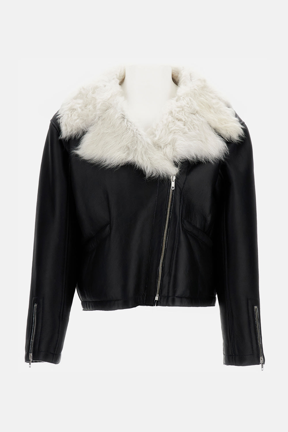Shearling Biker Jacket