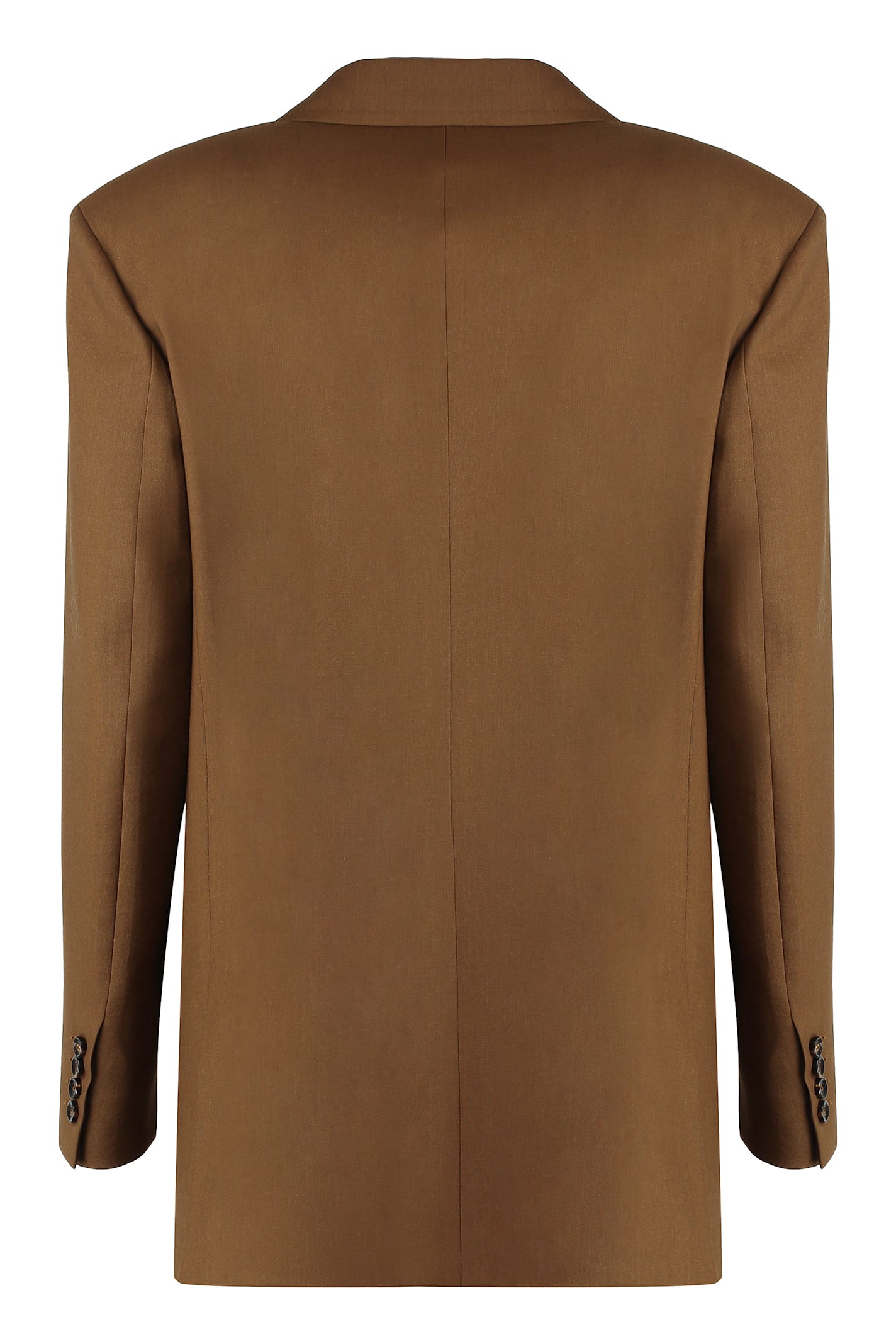Max Mara Palanca Double Breasted Blazer In Brown