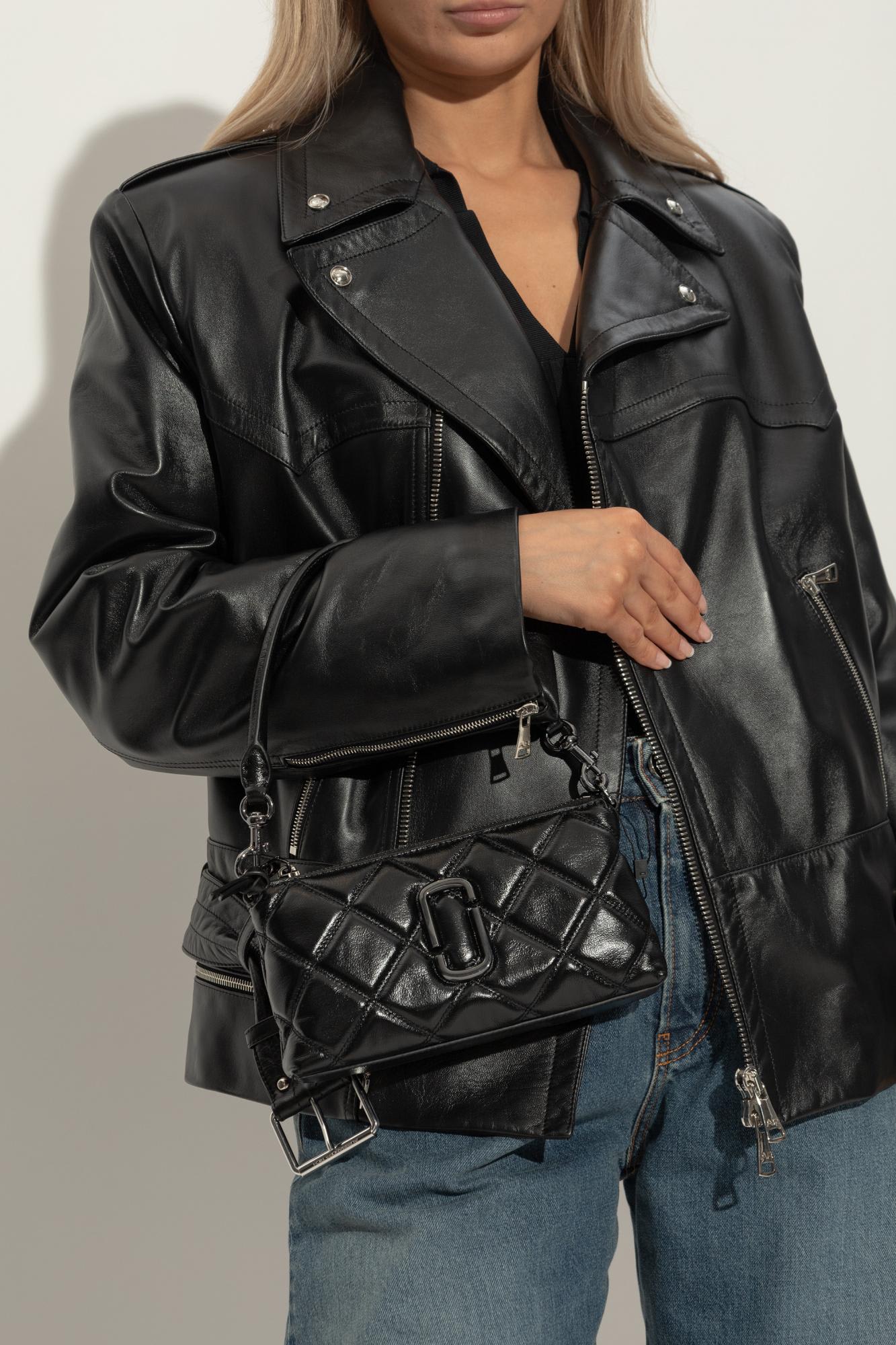 Marc Jacobs Borsa A Spalla In Pelle Nera  Donna In Black