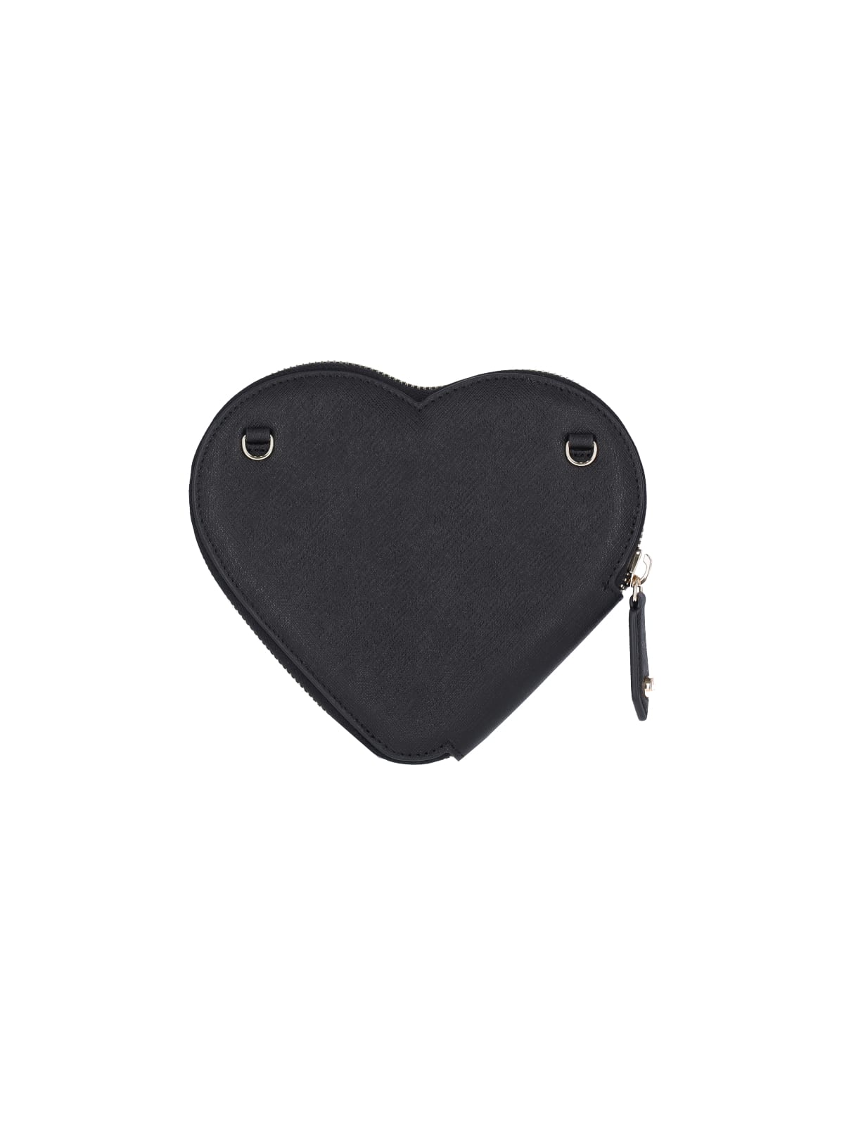 Shop Vivienne Westwood New Heart Crossbody Bag In Black