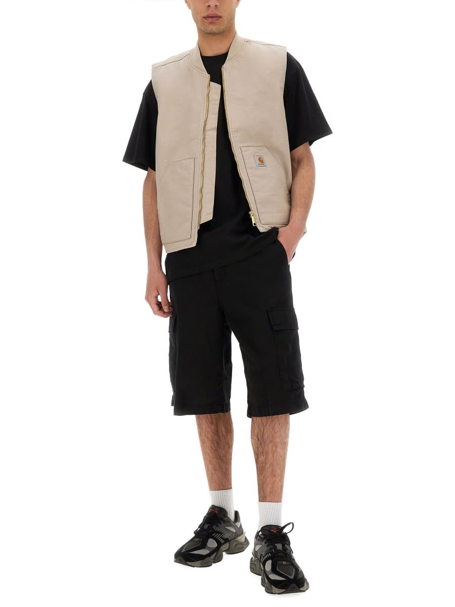 Carhartt Wip Catalogue Printed Cotton T-shirt In Black