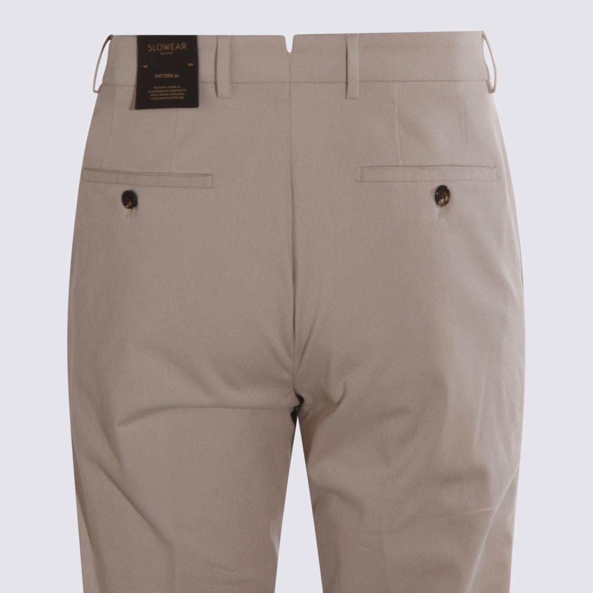 Incotex Beige Cotton Pants In Neutral