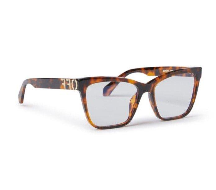 Shop Off-white Cat-eye Glasses In 6000 Havana