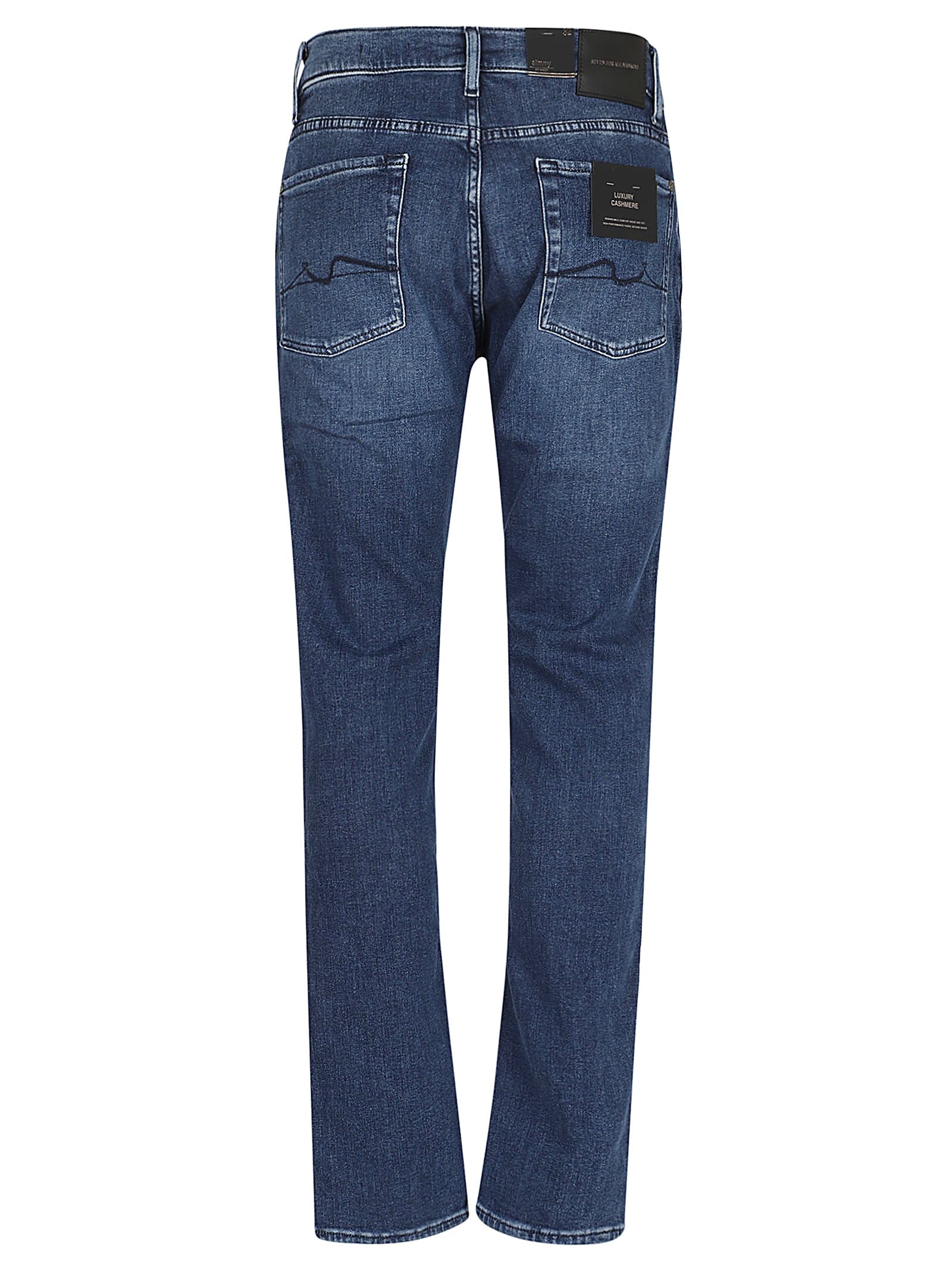 Shop 7 For All Mankind Slimmy Notus In Mid Blue