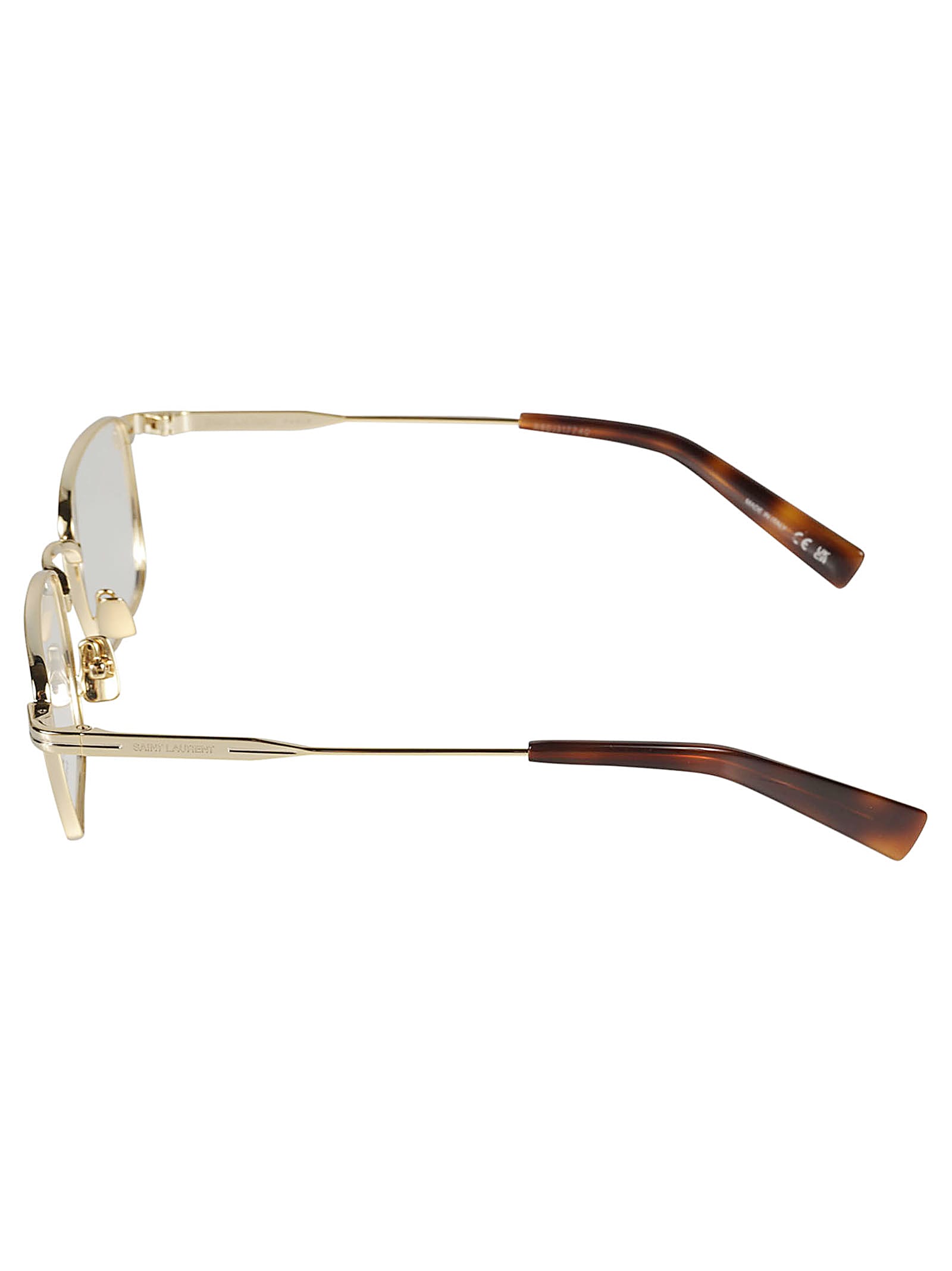 Saint Laurent Sl 729 Frame In Gold-gold-transparent