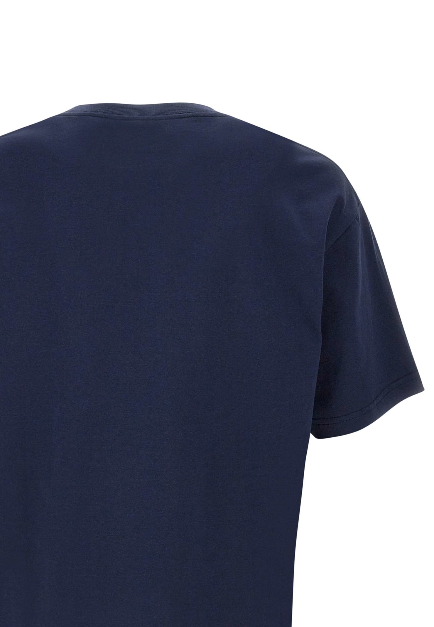 Shop Kiton Cotton T-shirt In Blue