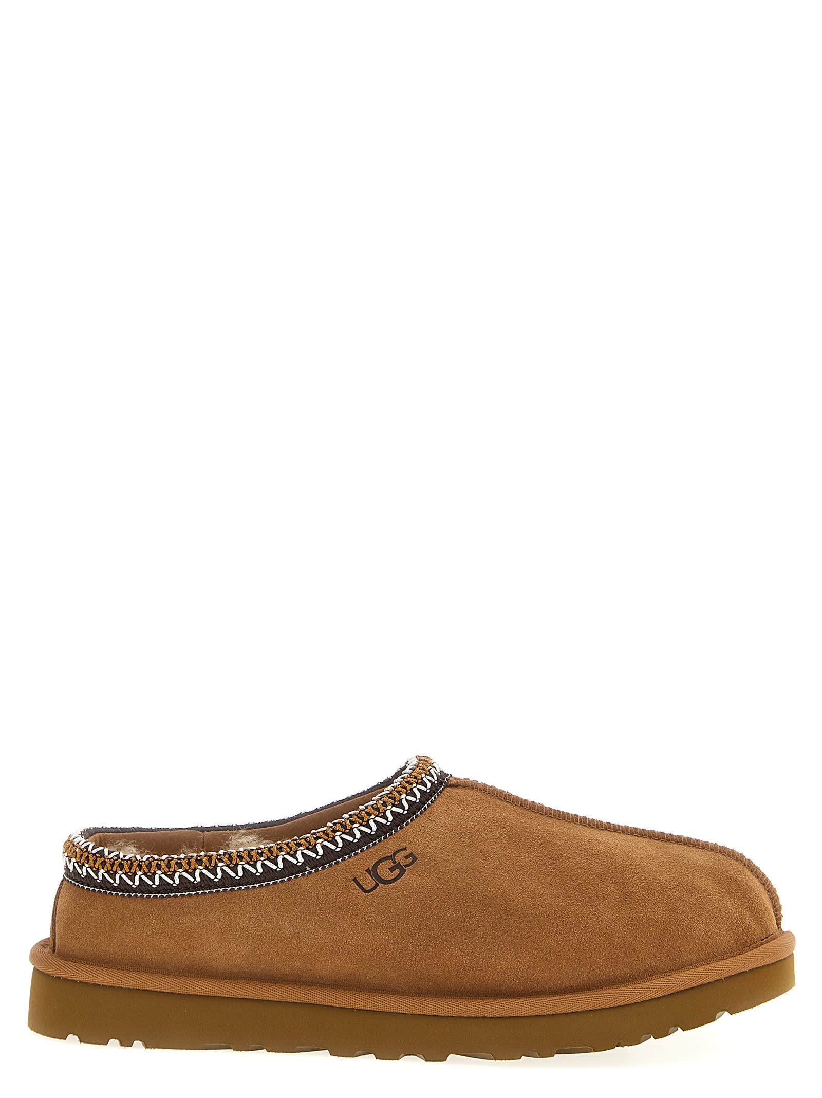 Ugg Tasman 5950-che Clogs Mens 7 Chestnut Suede Comfort Slip On Slippers Rhs2608 (brown,7) In Brown