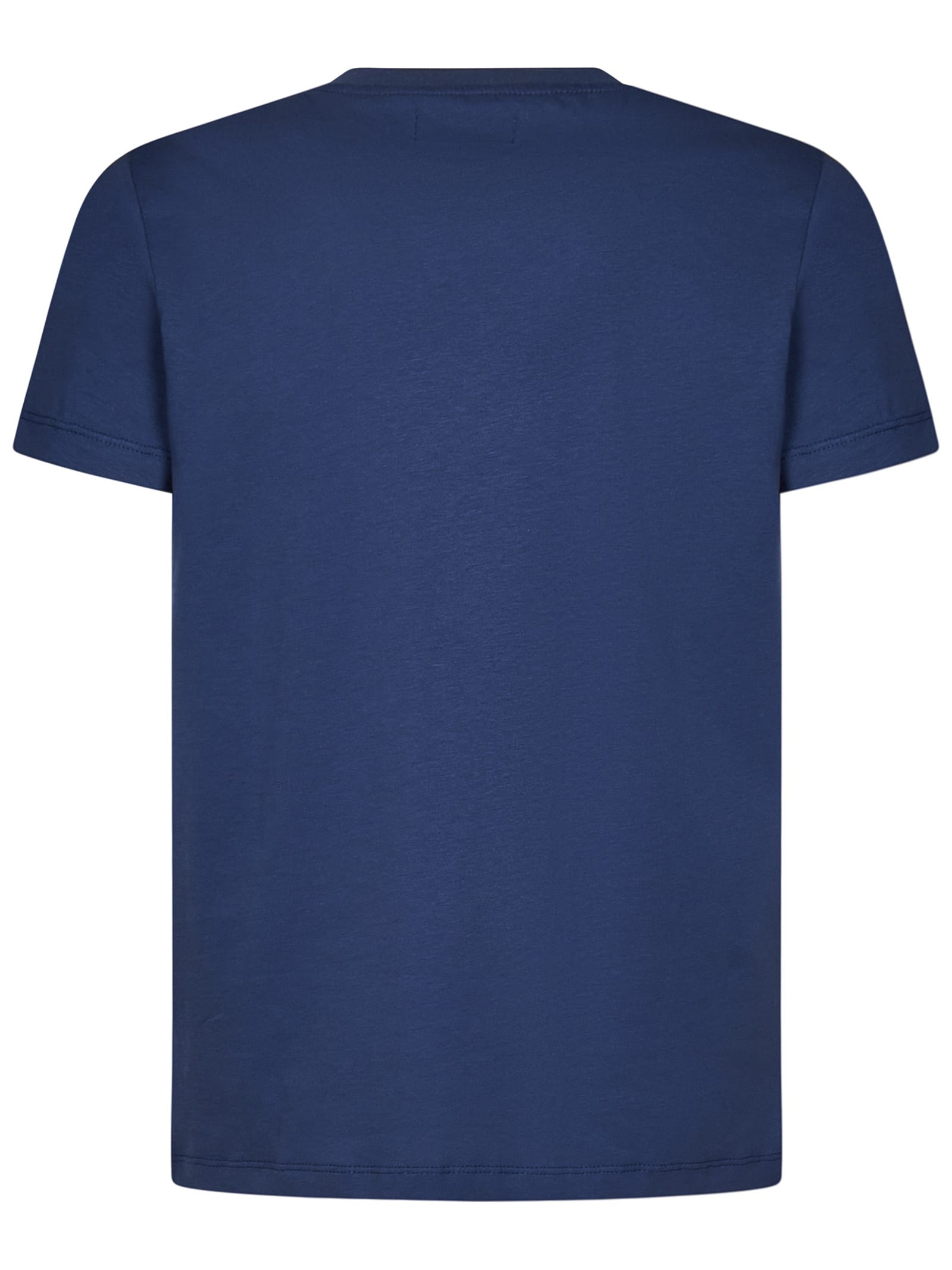 Shop Vilebrequin T-shirt In Blu Yatch