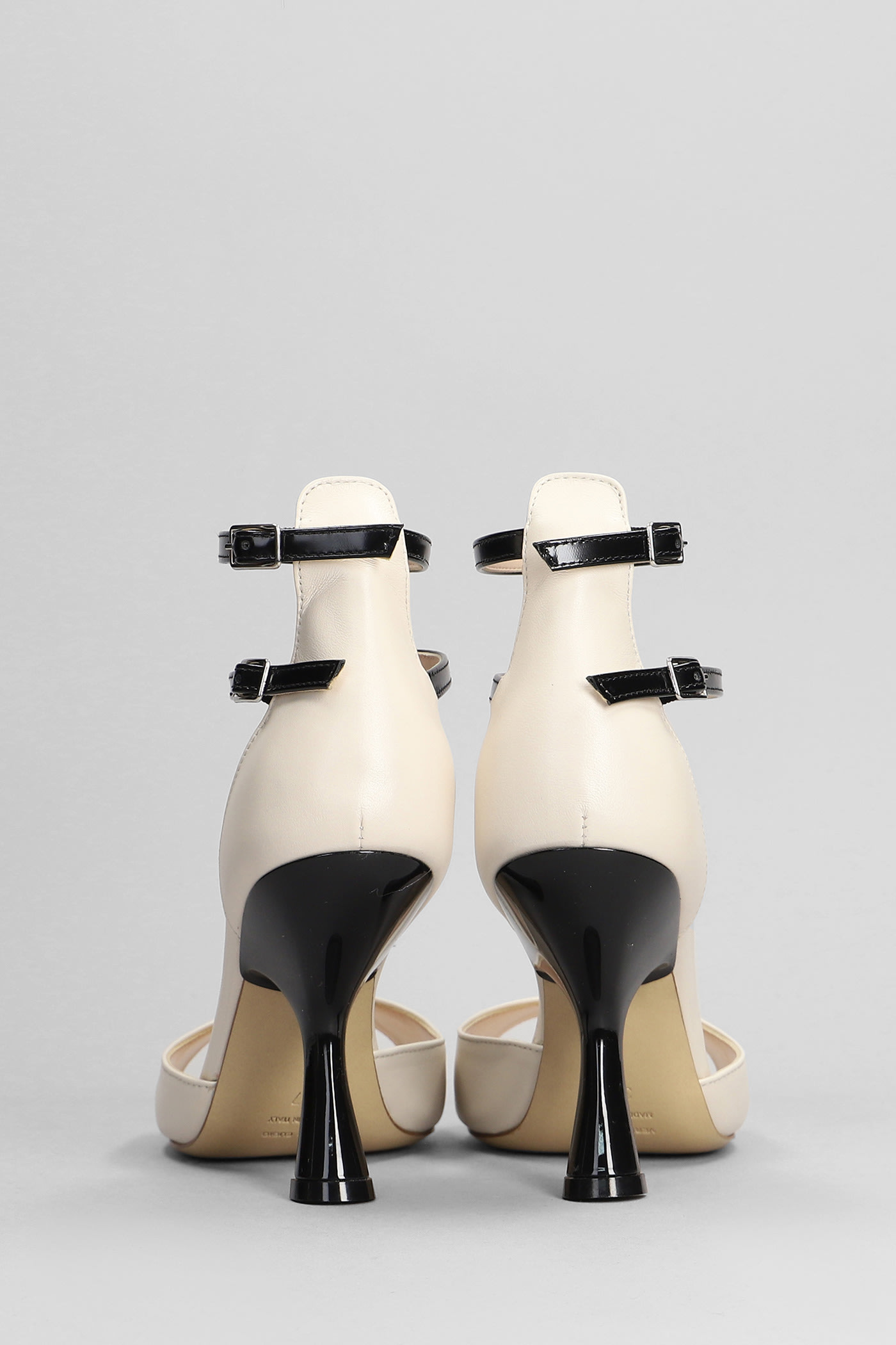 Shop Alchimia Sandals In White Leather