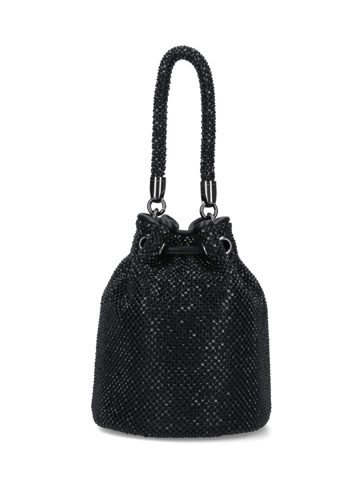 Shop Marc Jacobs Logo Mini Bucket Bag In Black