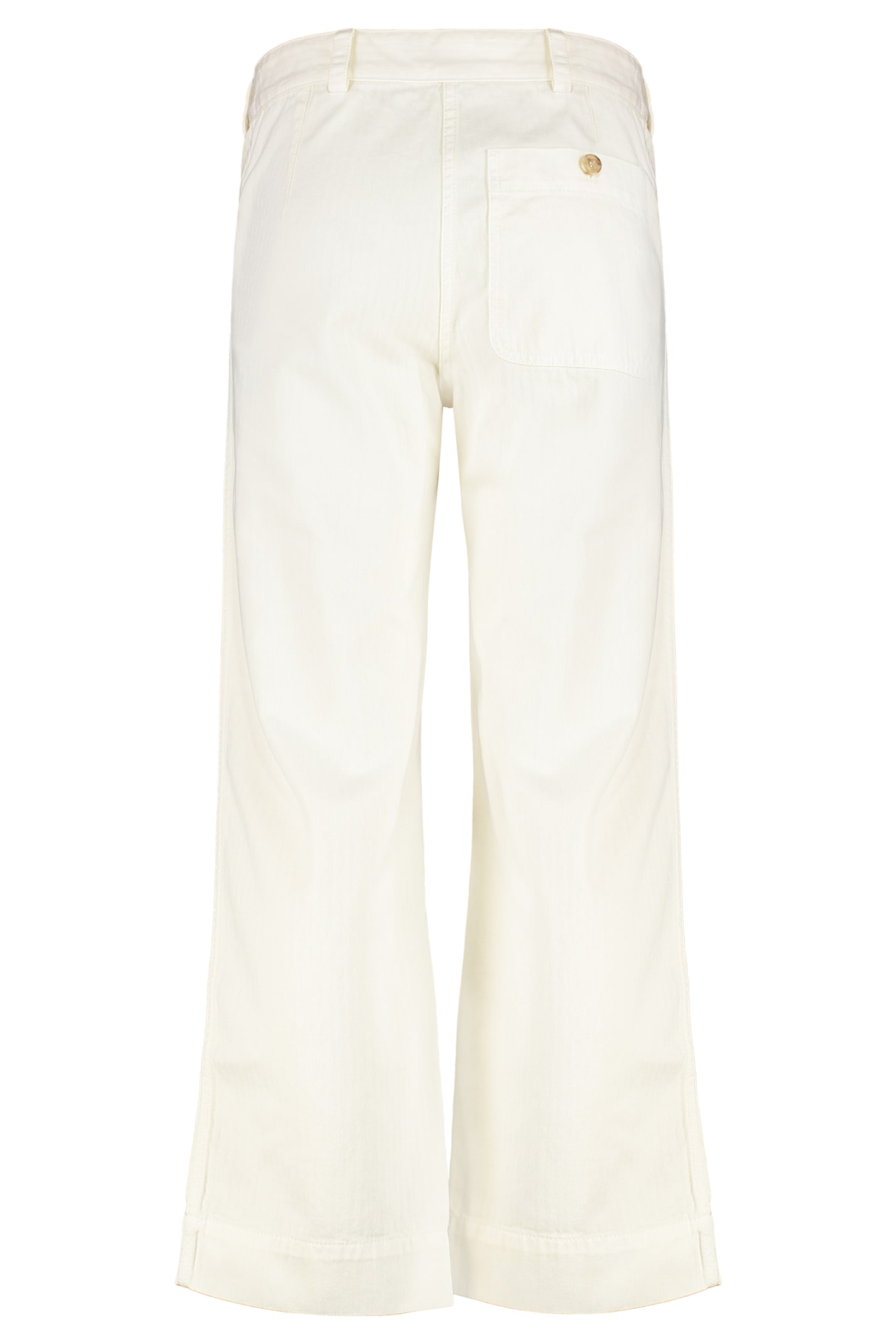 Shop Etro Cotton Trousers