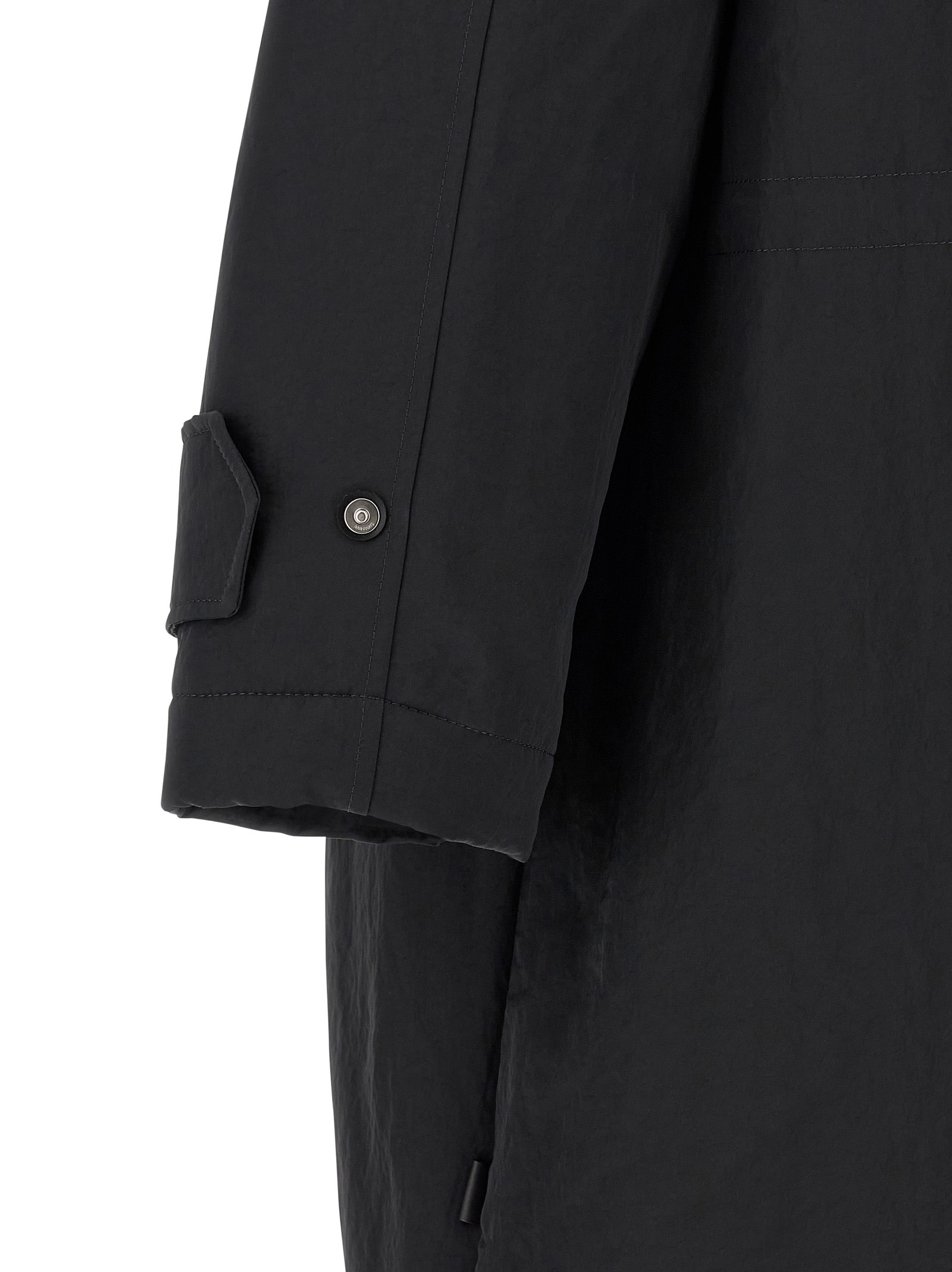 Ami Alexandre Mattiussi Long Parka In Black