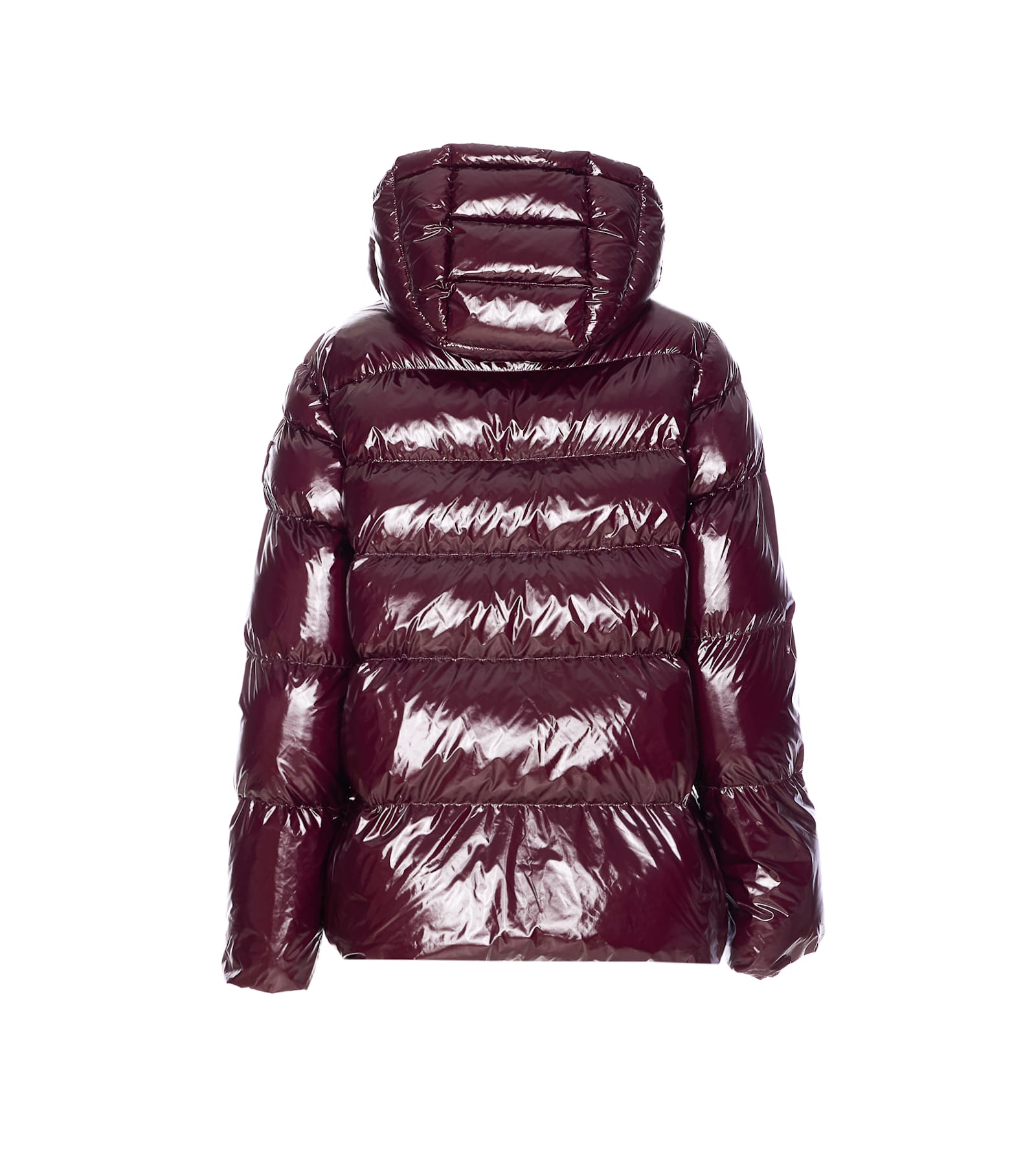 Pinko Eleodoro Down Jacket In Burgundy