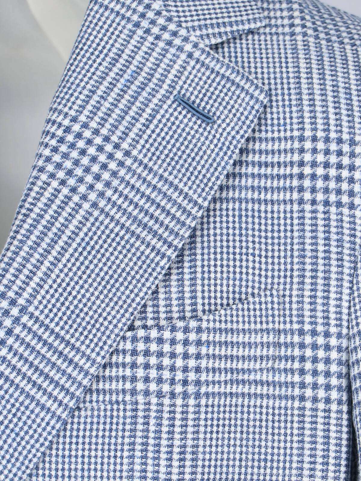Caruso Single-breasted Blazer In Light Blue