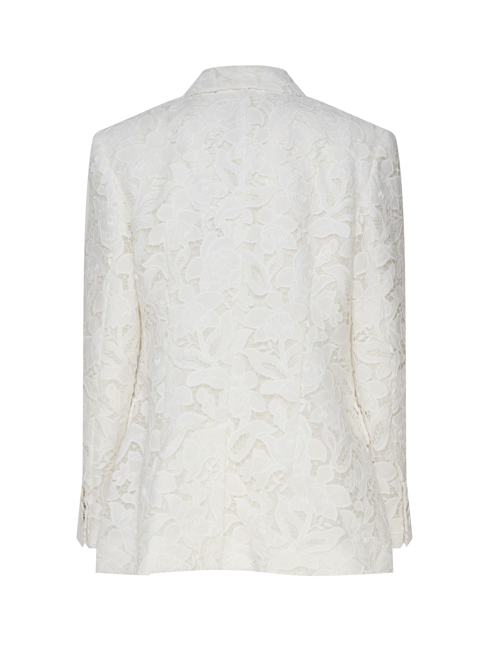 Shop Zimmermann Natura Lace Jacket In White