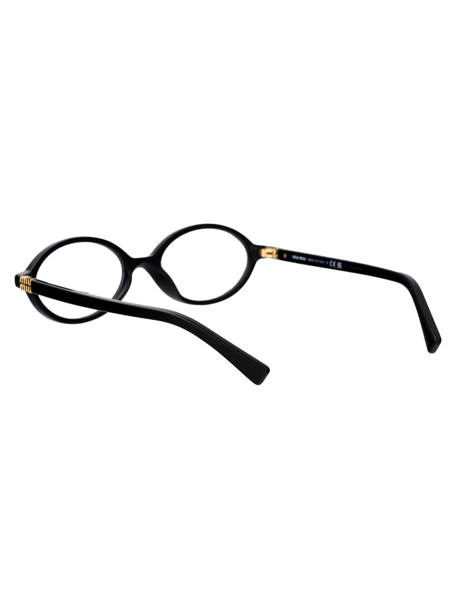 Miu Miu 0mu 01xv Miu Regard 1ab1o1 Black Glasses