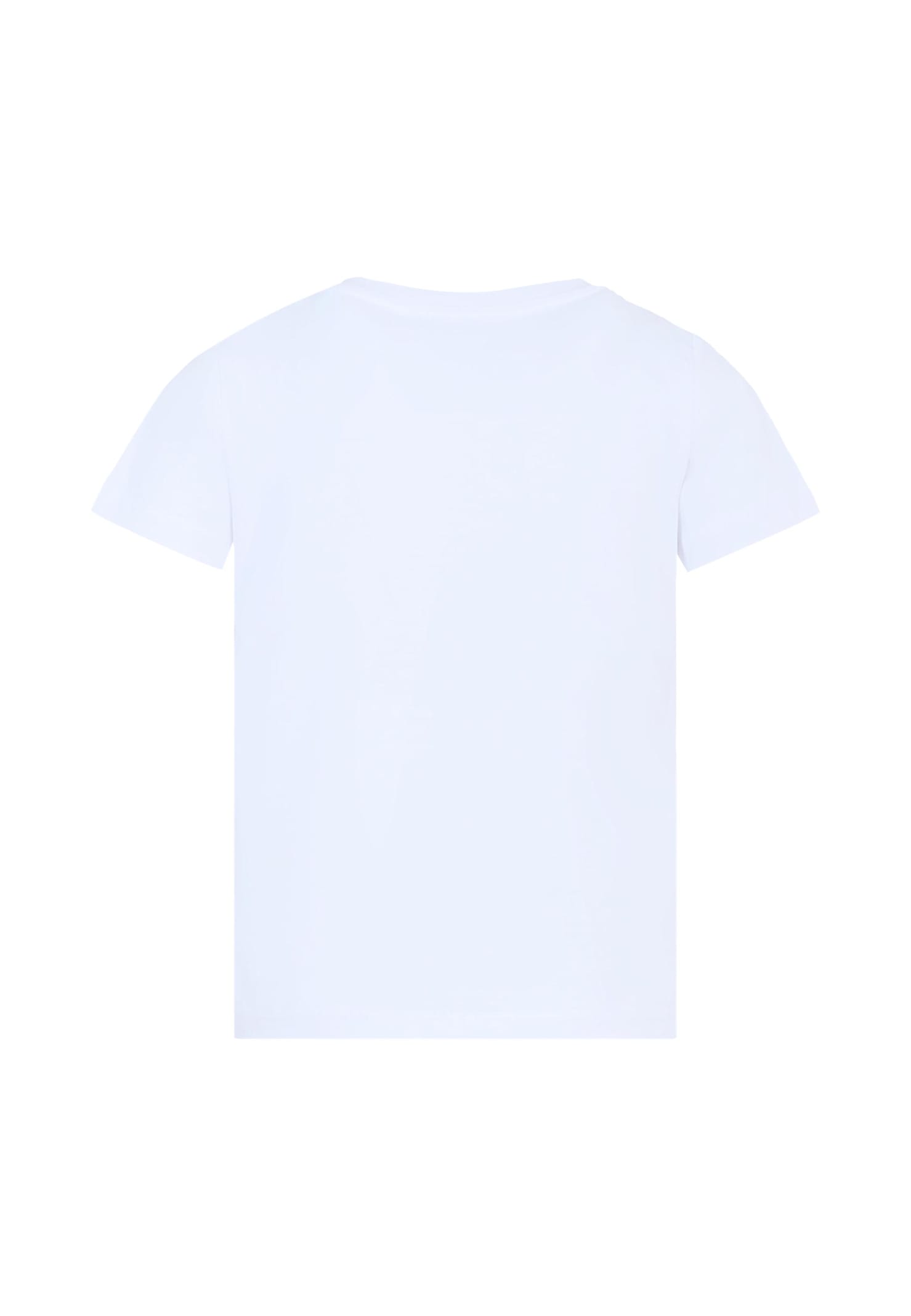 Richmond White T-shirt For Kids With Logo In White