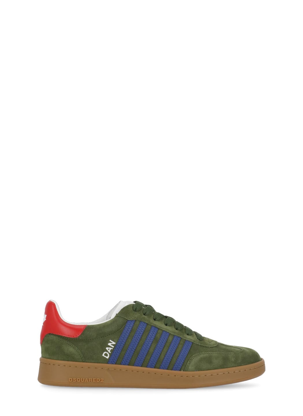 Shop Dsquared2 Boxer Sneakers In Green