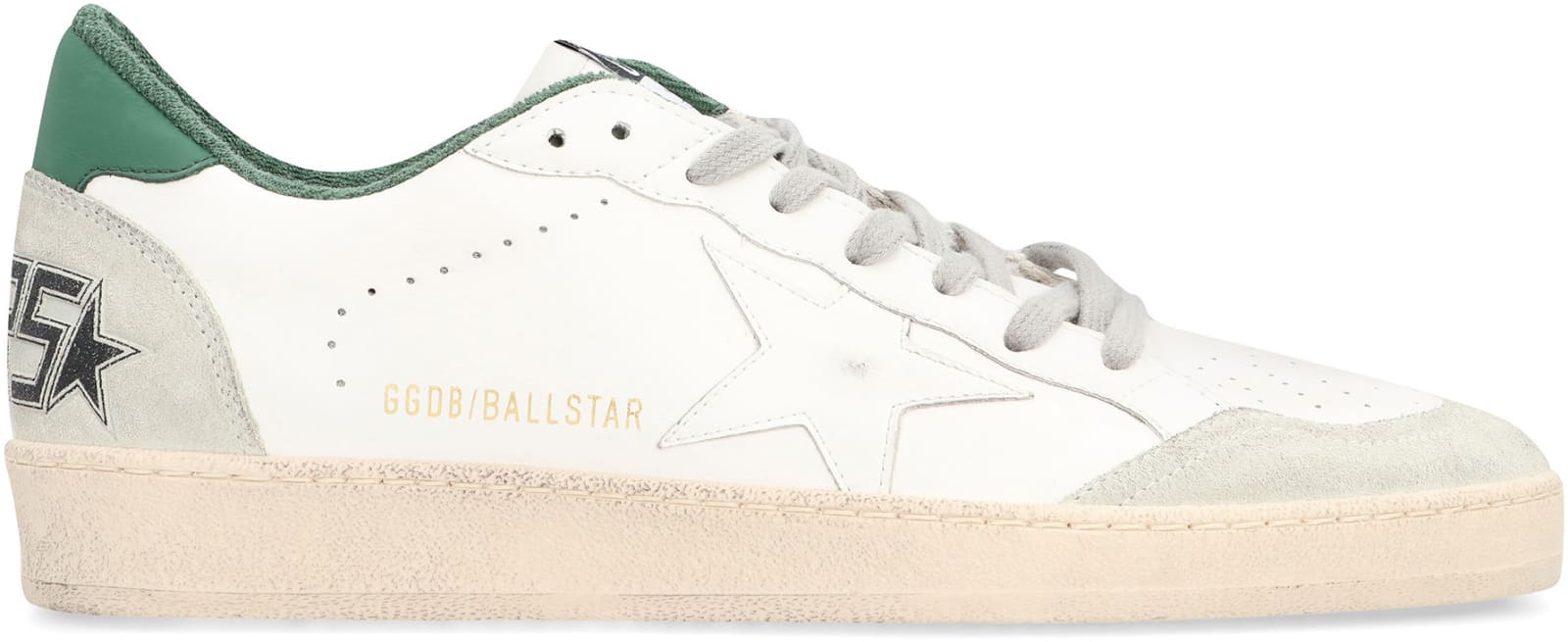 Shop Golden Goose Ball Star Low-top Sneakers In White