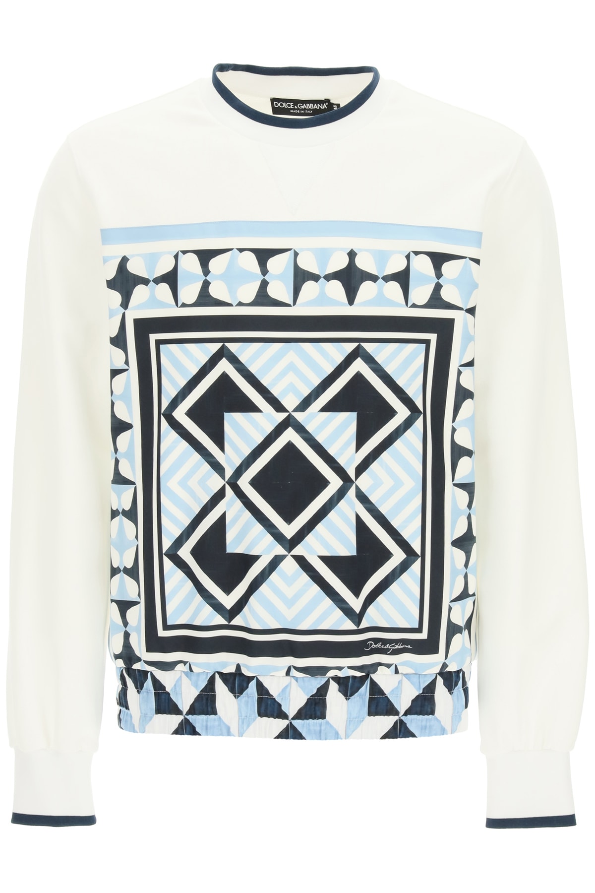 Dolce & Gabbana Majolica Print Sweatshirt