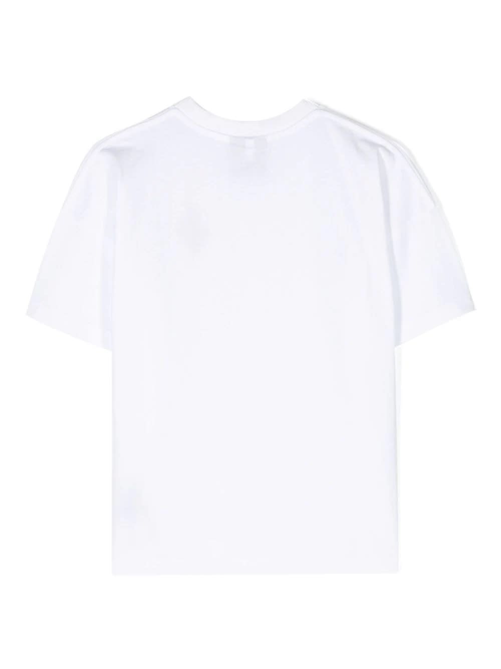 Shop Marcelo Burlon County Of Milan T-shirt Con Logo In White