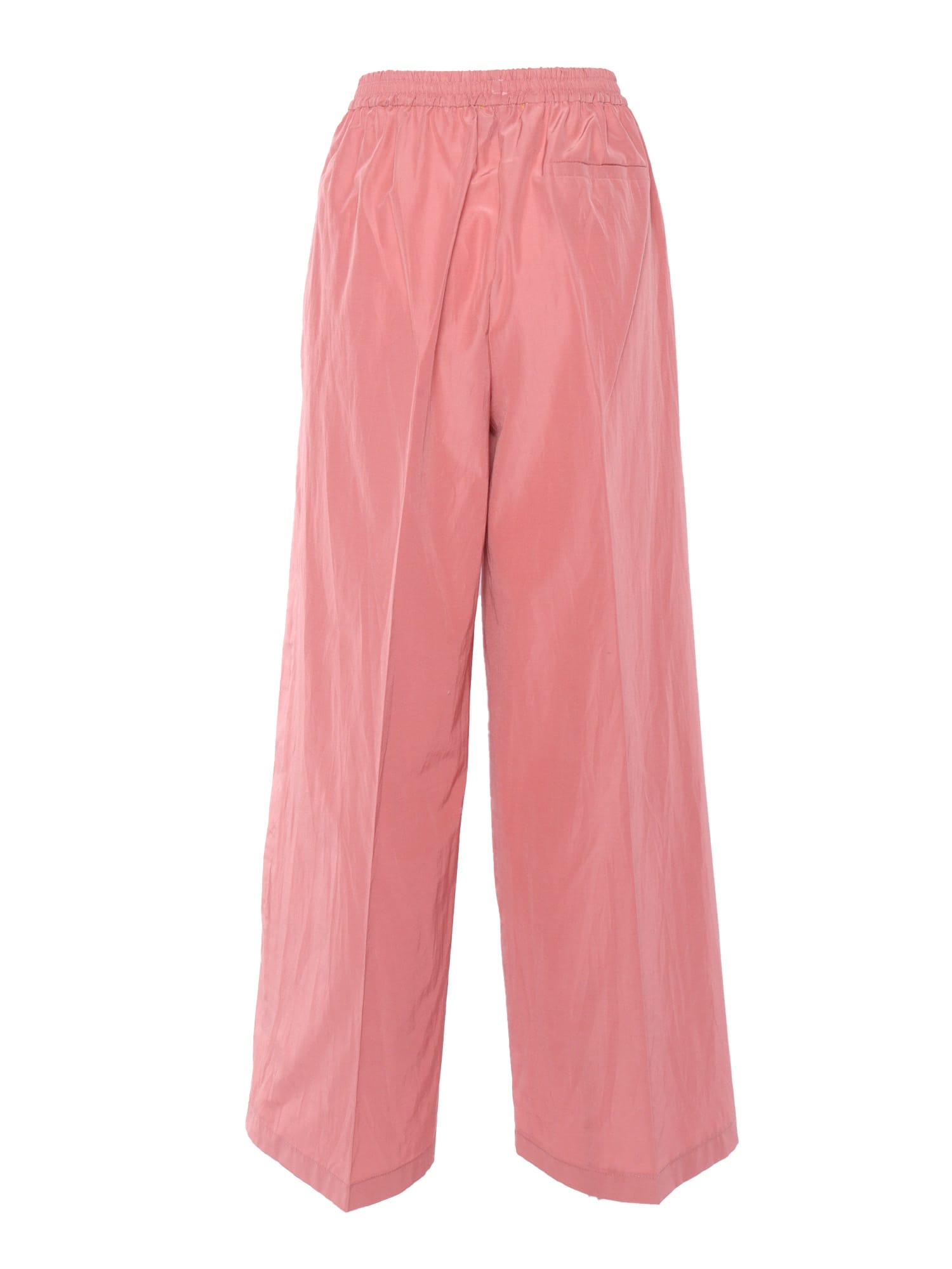 Shop Forte Forte Pink Trousers In Orange
