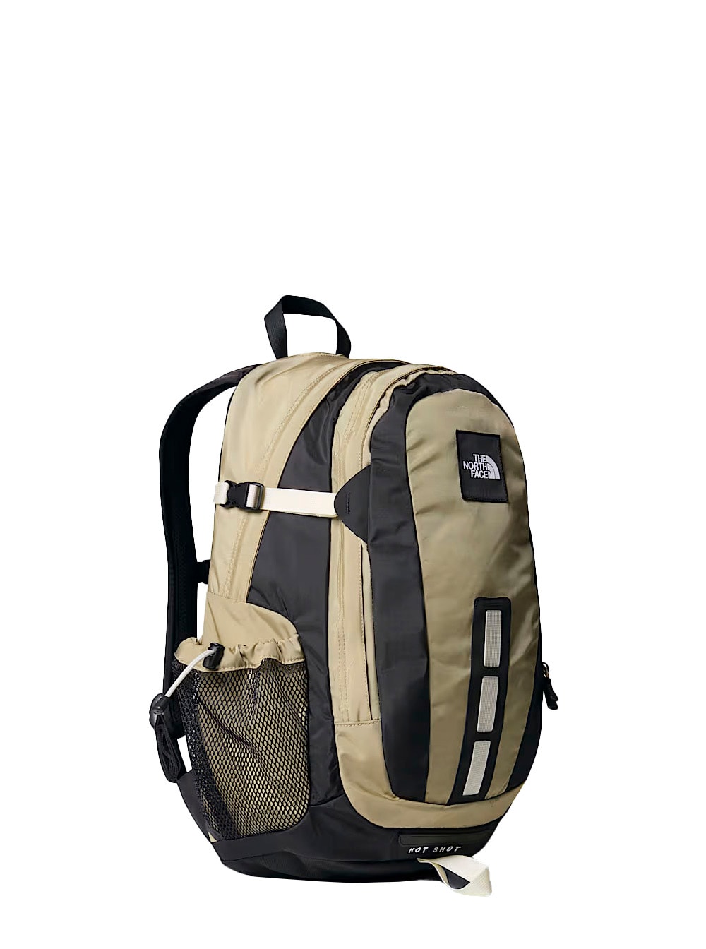 hot Shot Grey Backpack With Adjustable Shoulder Straps And Logo Patch On The Front In Tech Fabric Man