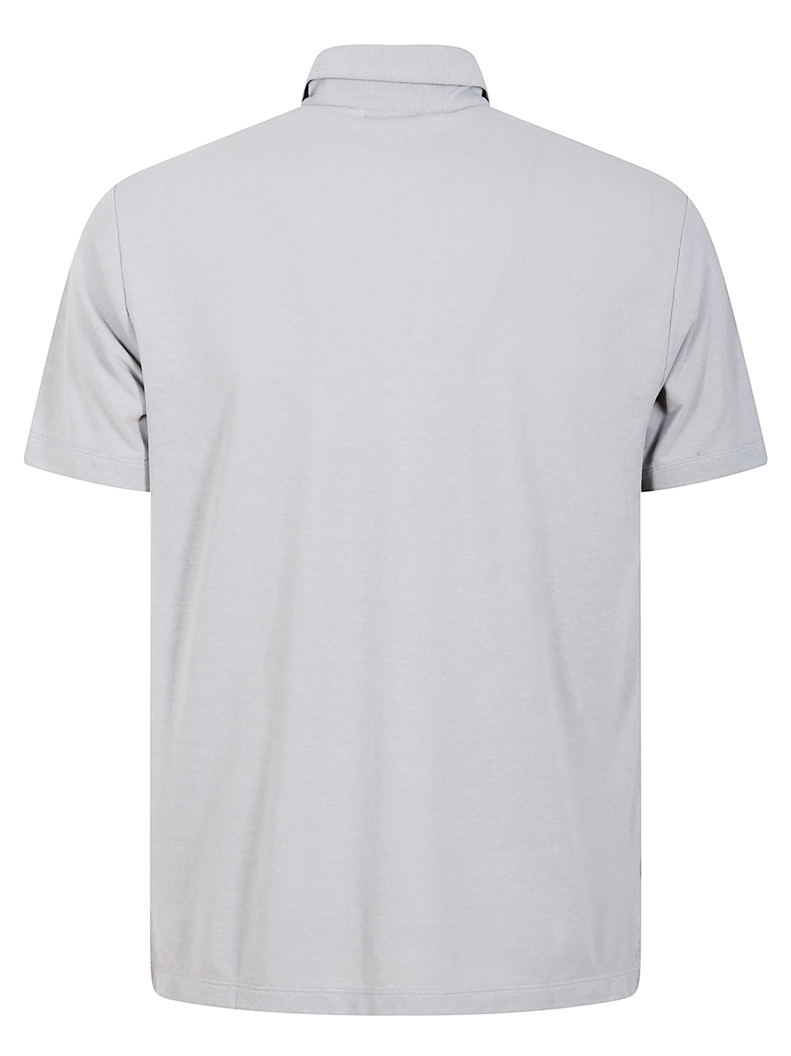 Zanone Polo A Maniche Corte In Grey