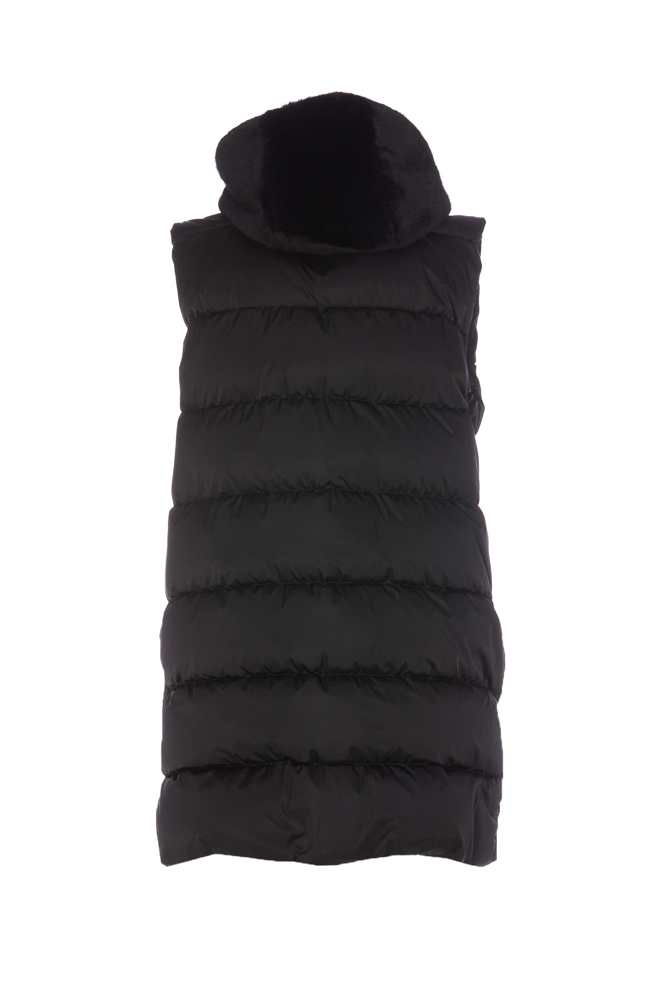 Shop Herno Sleeveless Padded Vest In Black