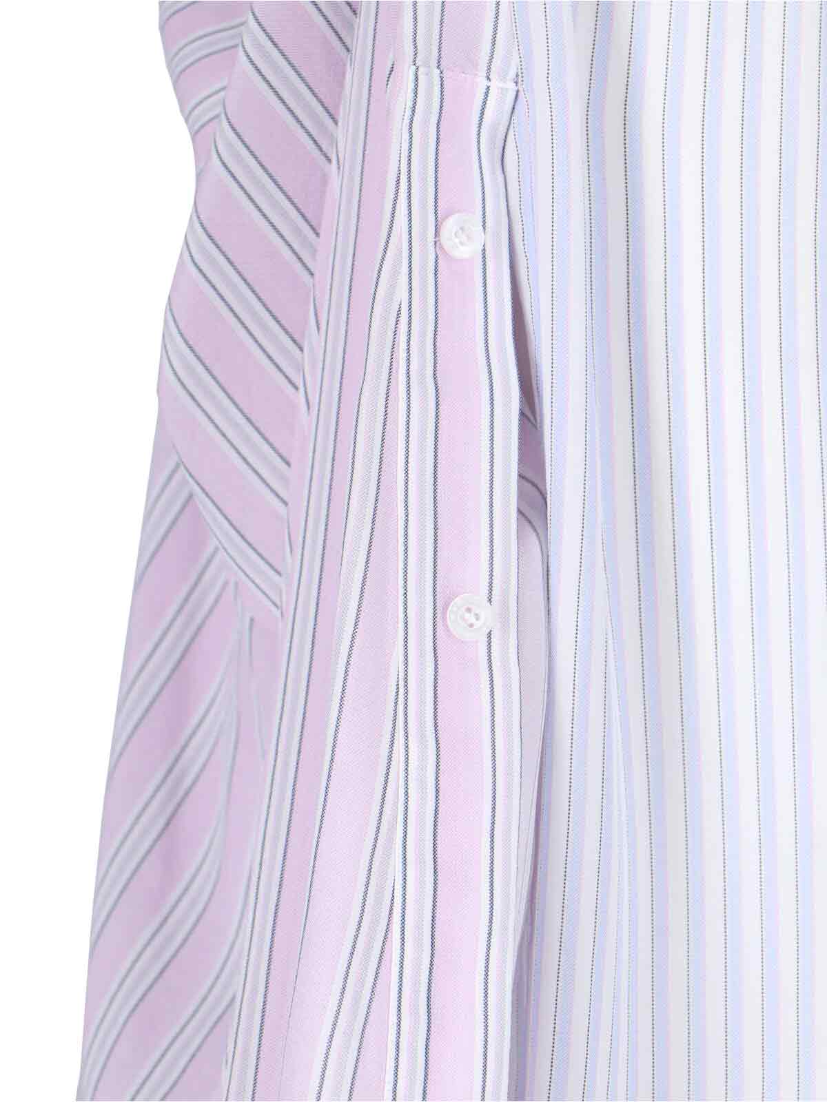 Alexander Wang Large Pants In Silk In Bluemulti